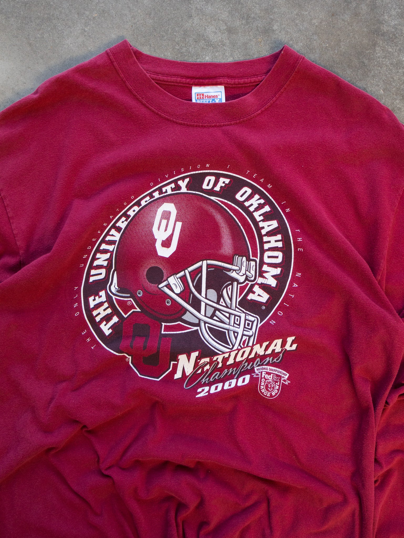 Vintage 2000 Oklahoma Sooners Long Sleeve (L)