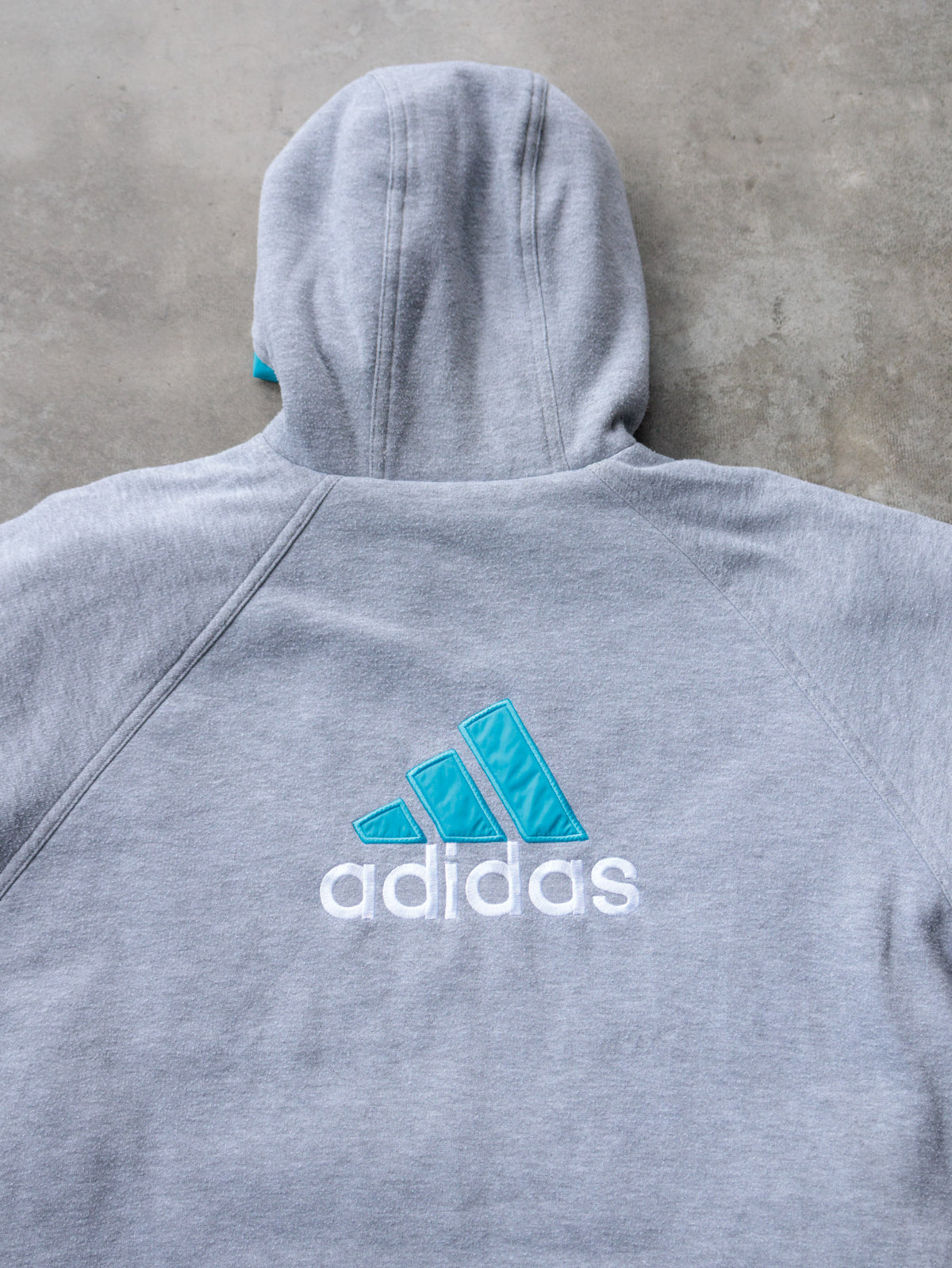 Vintage 00s Blue Adidas Reversible Puffer Jacket (M)