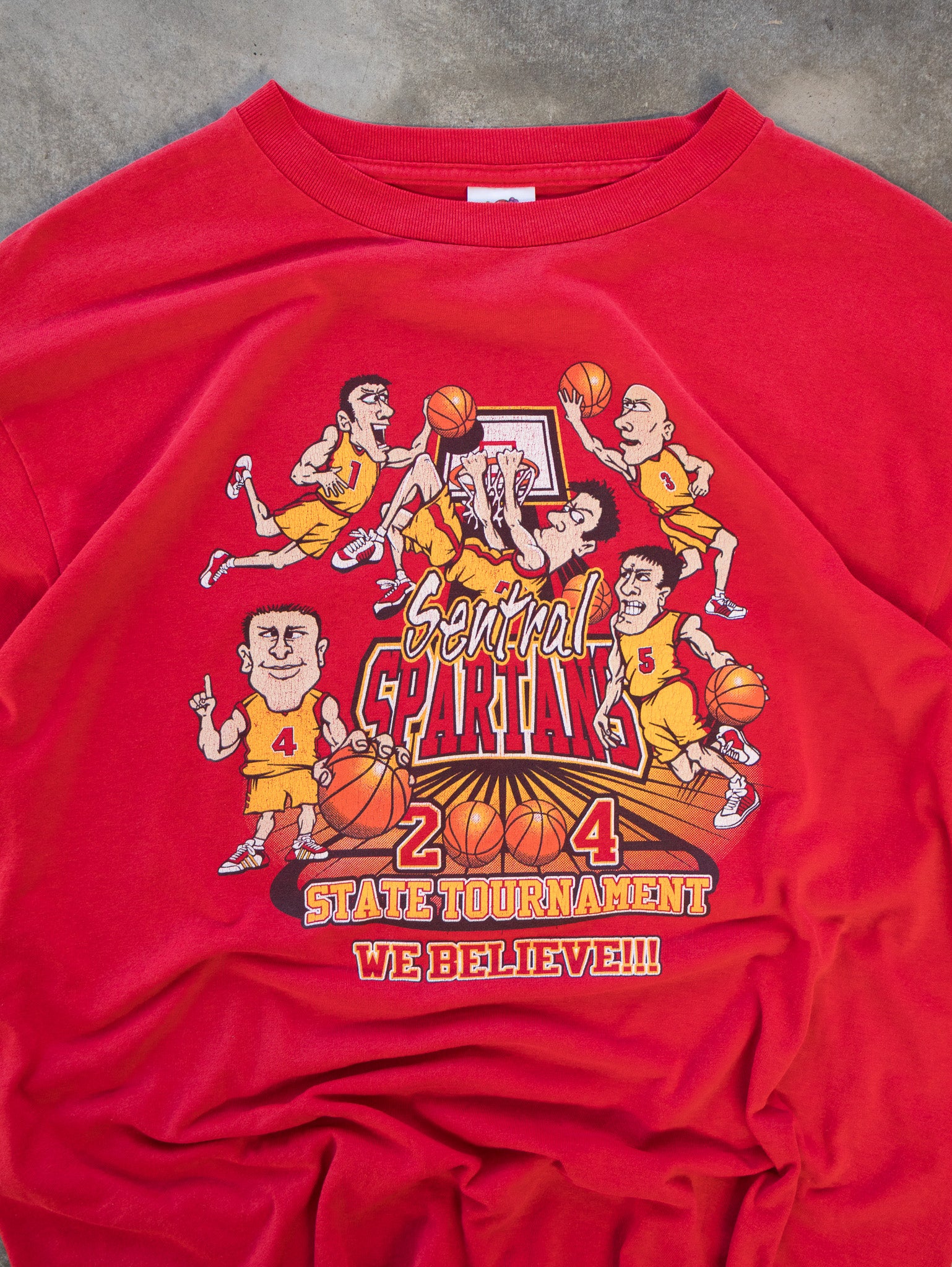 Vintage 2004 Central Spartans Tee (L)