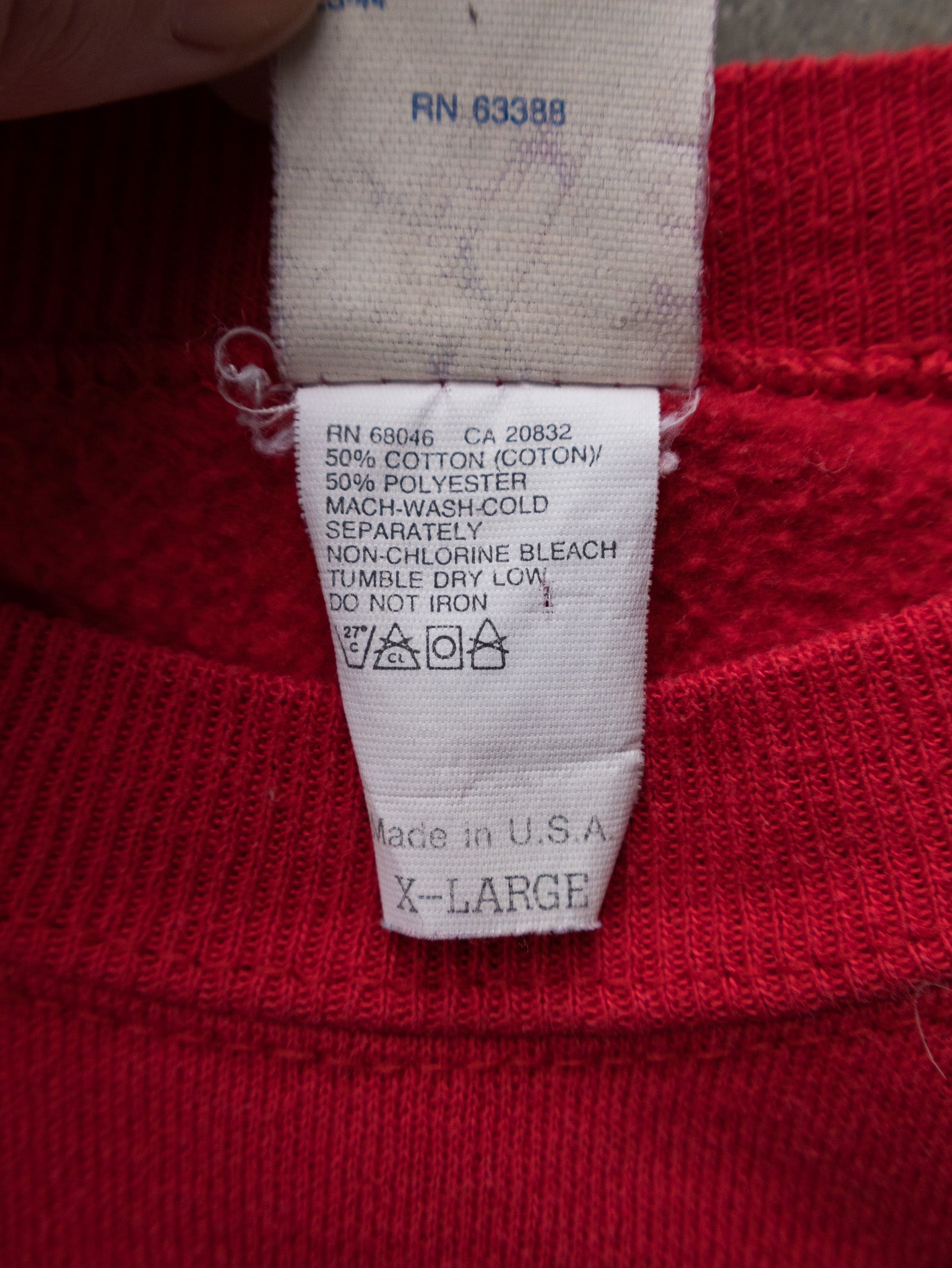 Vintage 90s Red Kansas City Chiefs Sweatshirt (XL)