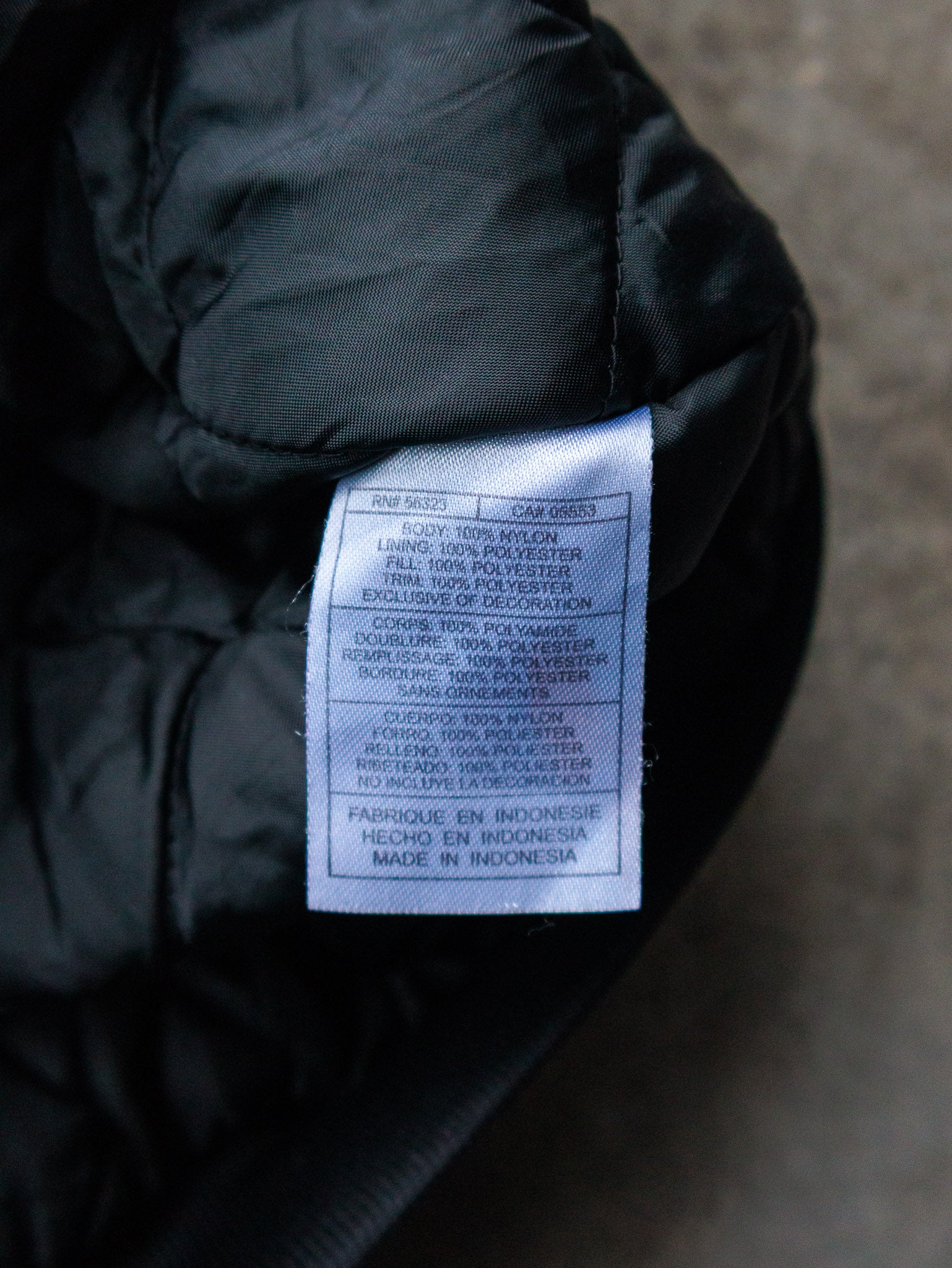 Vintage 00s Black Nike Bomber Jacket (L)