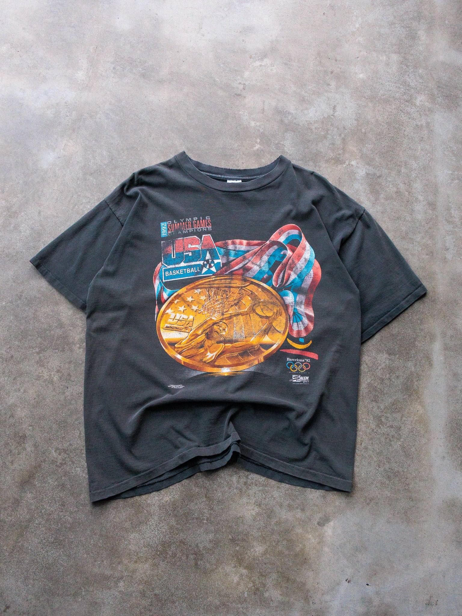 Vintage 1992 Olympic USA Basketball Tee (XL)