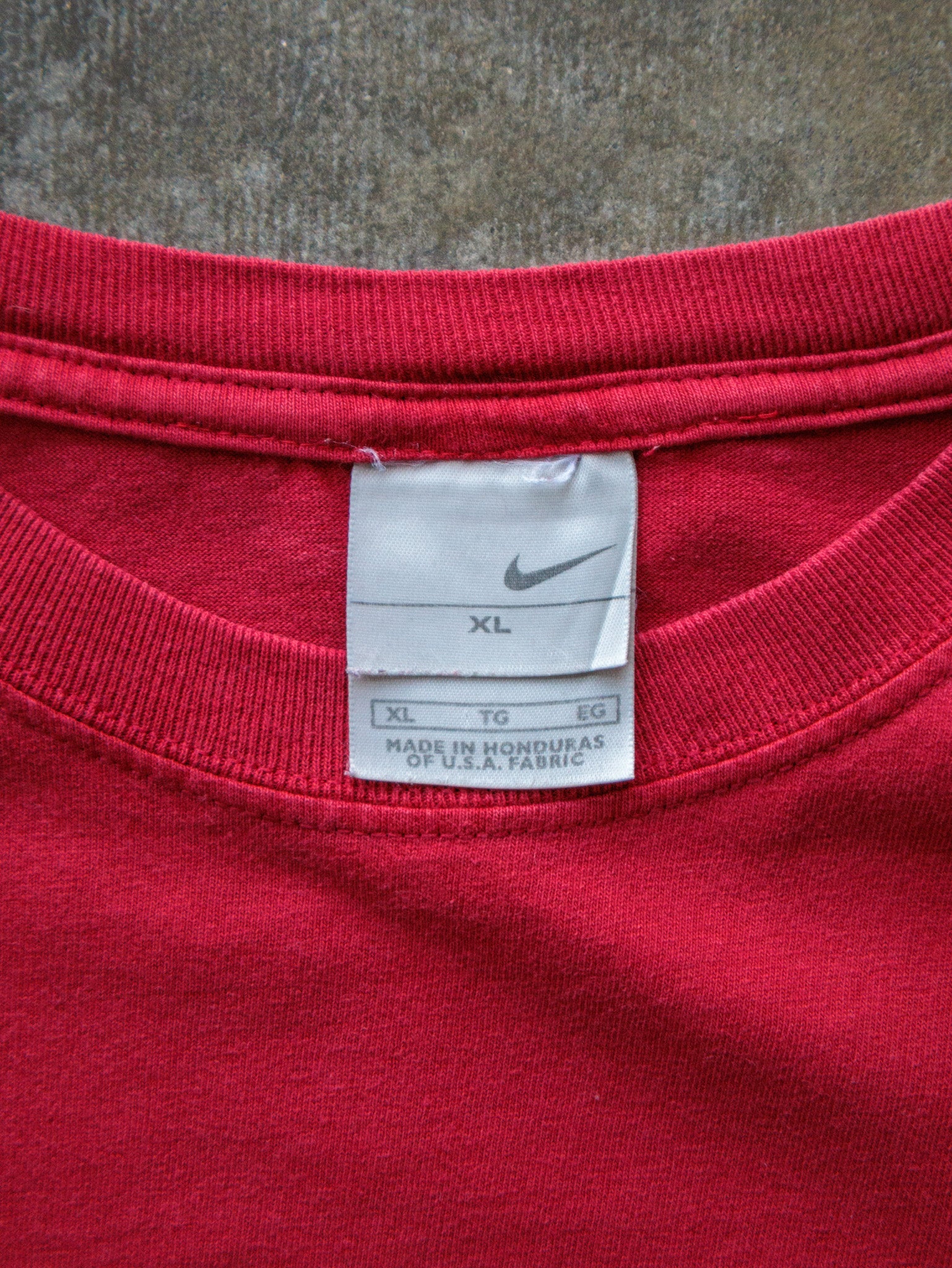 Vintage 00s Red Nike Tee (XL)