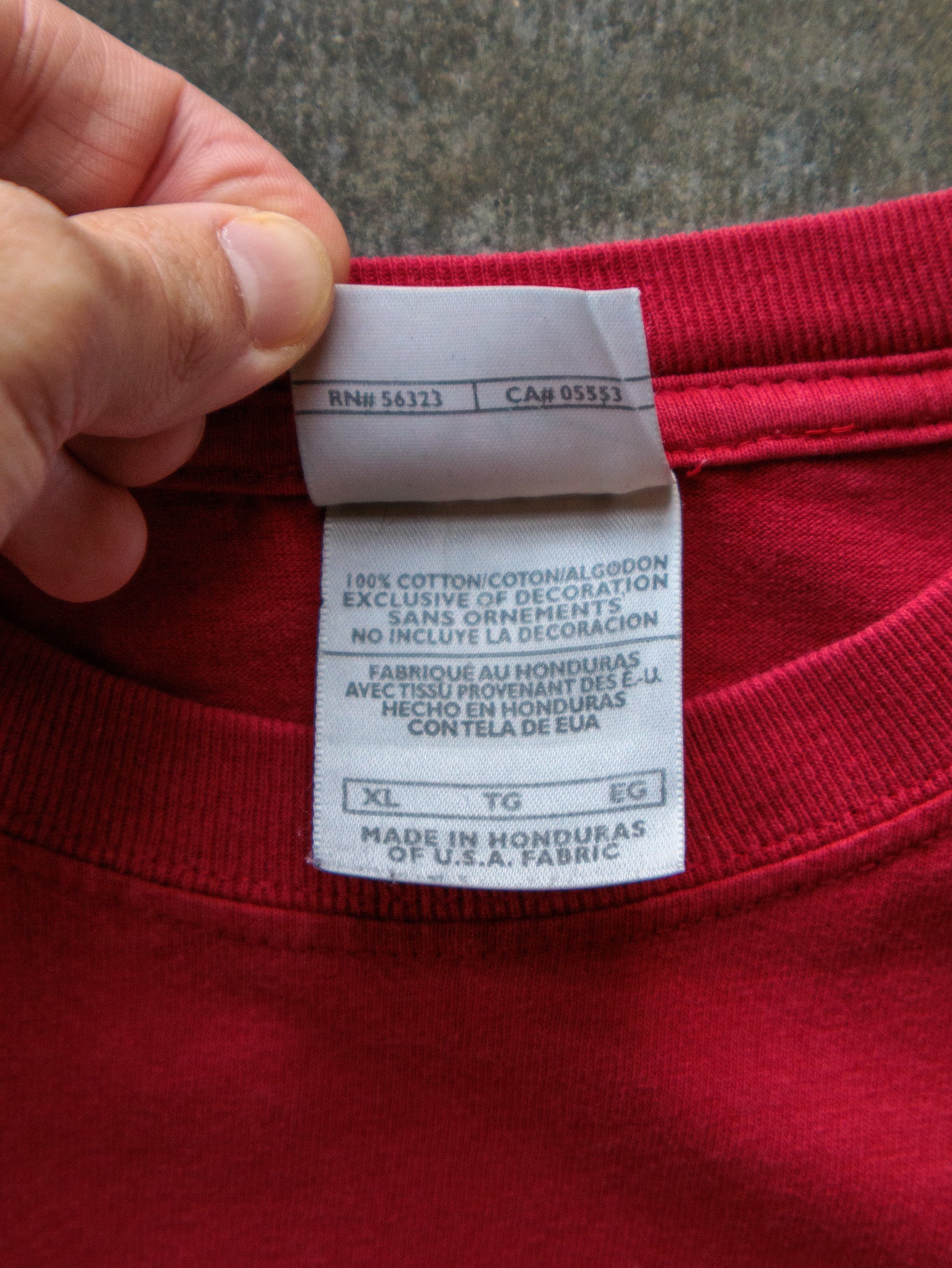 Vintage 00s Red Nike Tee (XL)