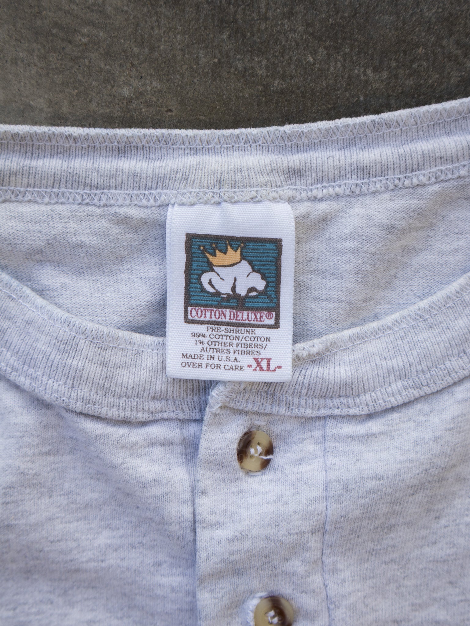 Vintage Microsoft Henley Tee (XL)