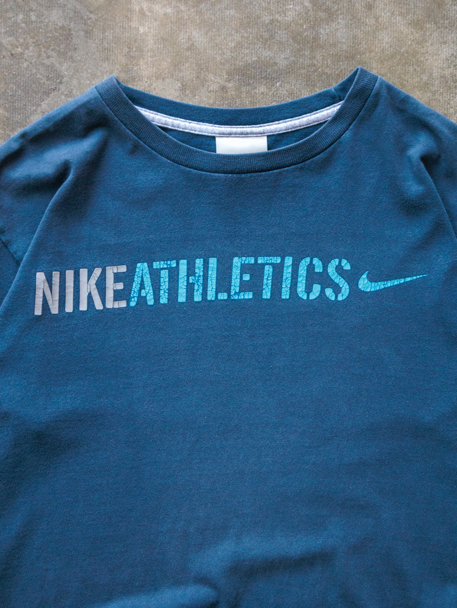Vintage 00s Teal Nike Athletics Tee (14-16Y)
