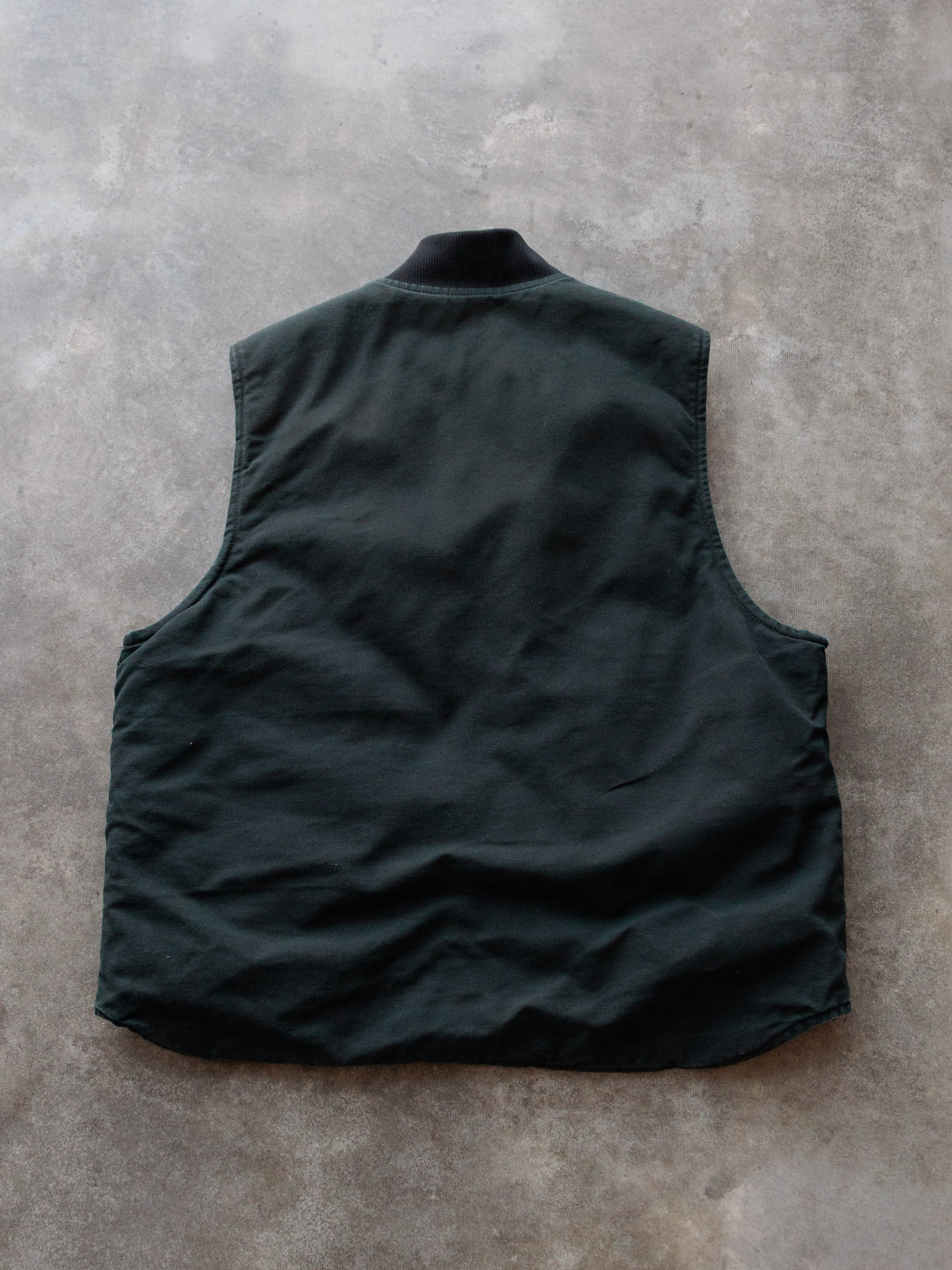 Vintage Black Carhartt Duck Vest (XL)