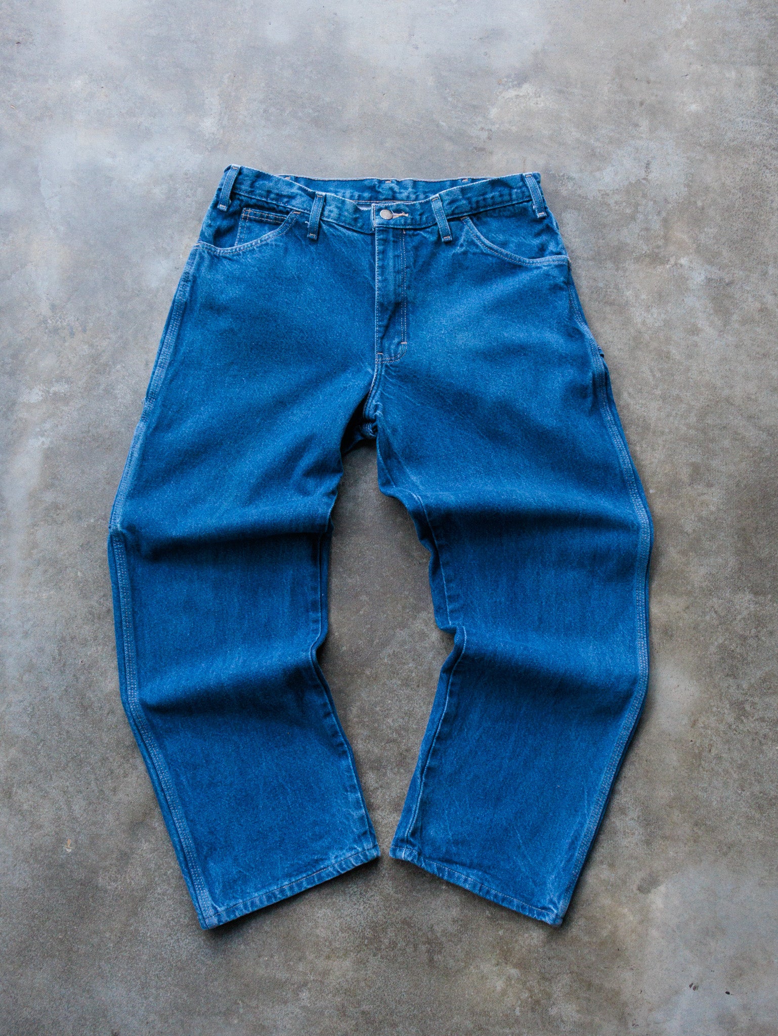 Vintage Blue Dickies Carpenter Jeans (W34)