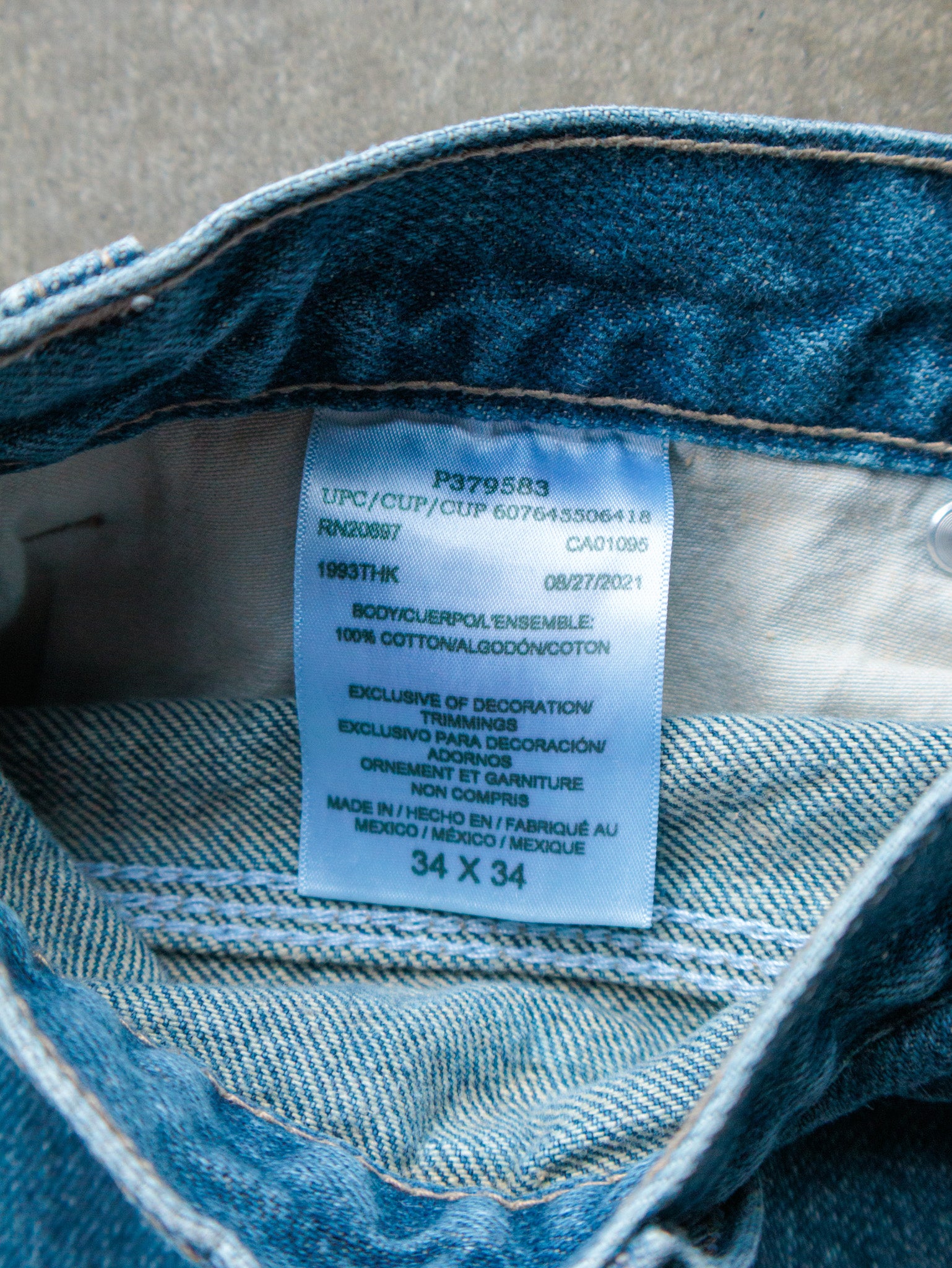 Blue Dickies Carpenter Jeans (W34)