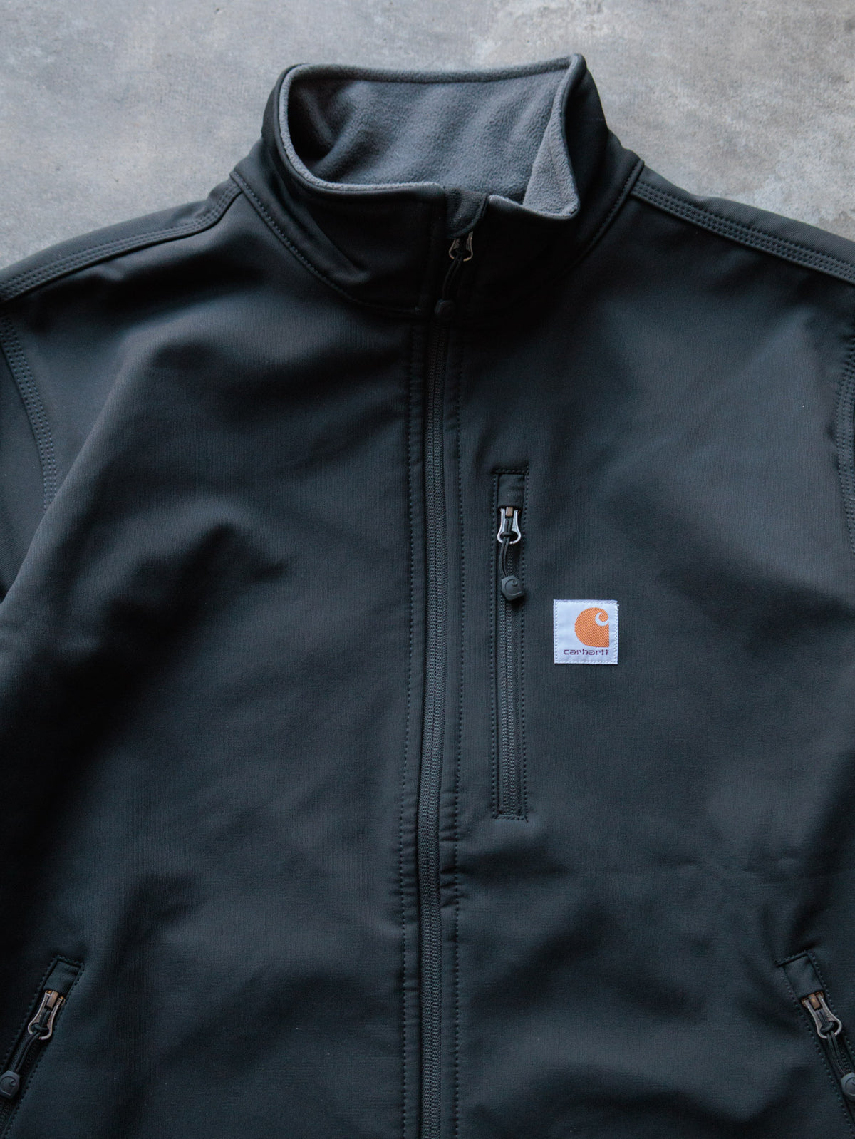 Vintage Black Carhartt Softshell Jacket (L)