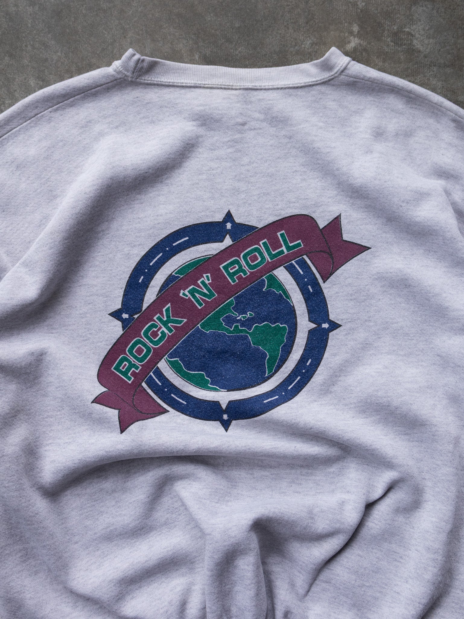 Vintage 90s Grey Hard Rock Cafe Orlando Sweatshirt (XL)