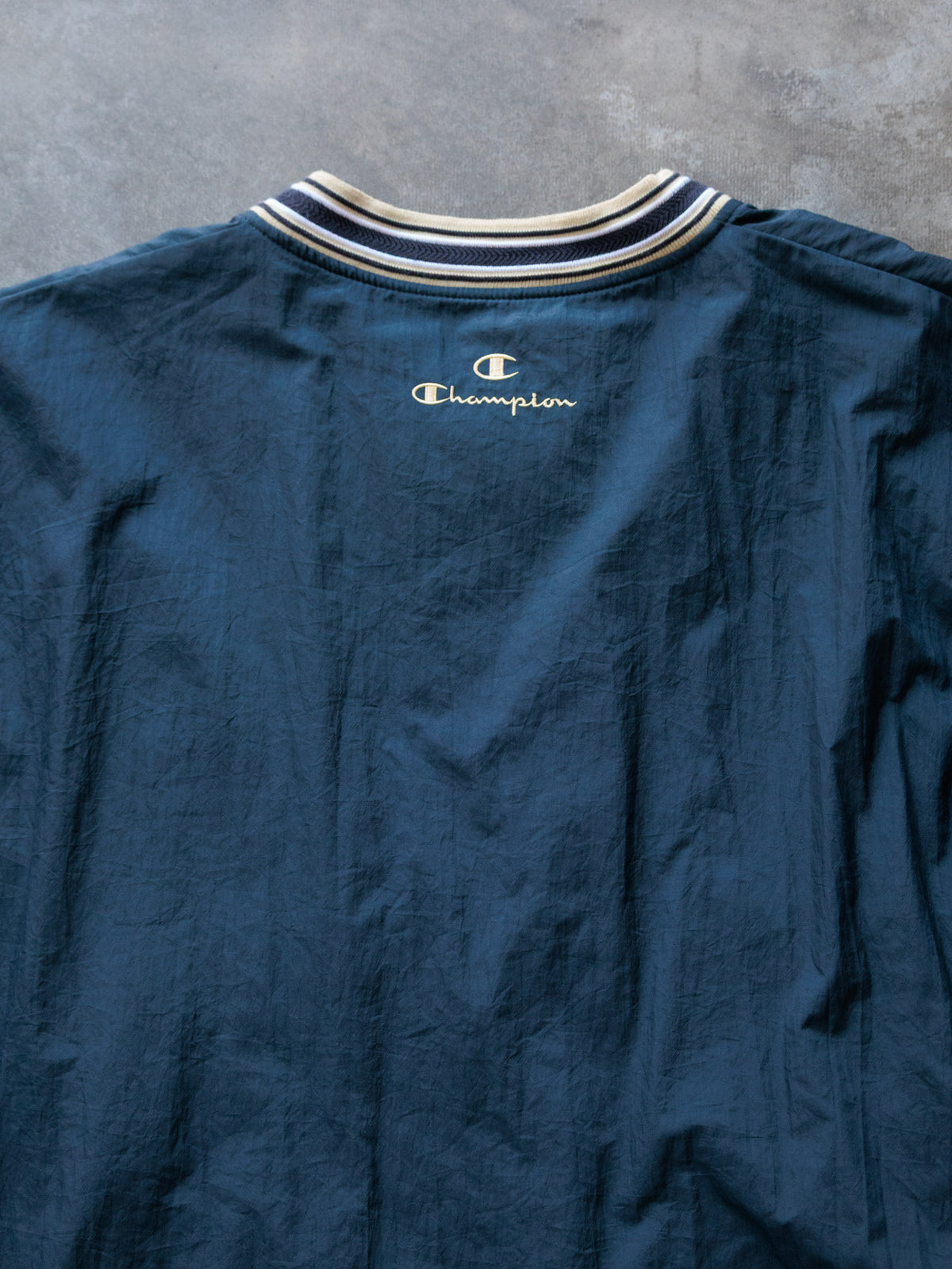 Vintage 90s Navy Champion Pittsburgh Panthers Pullover Jacket (XL)