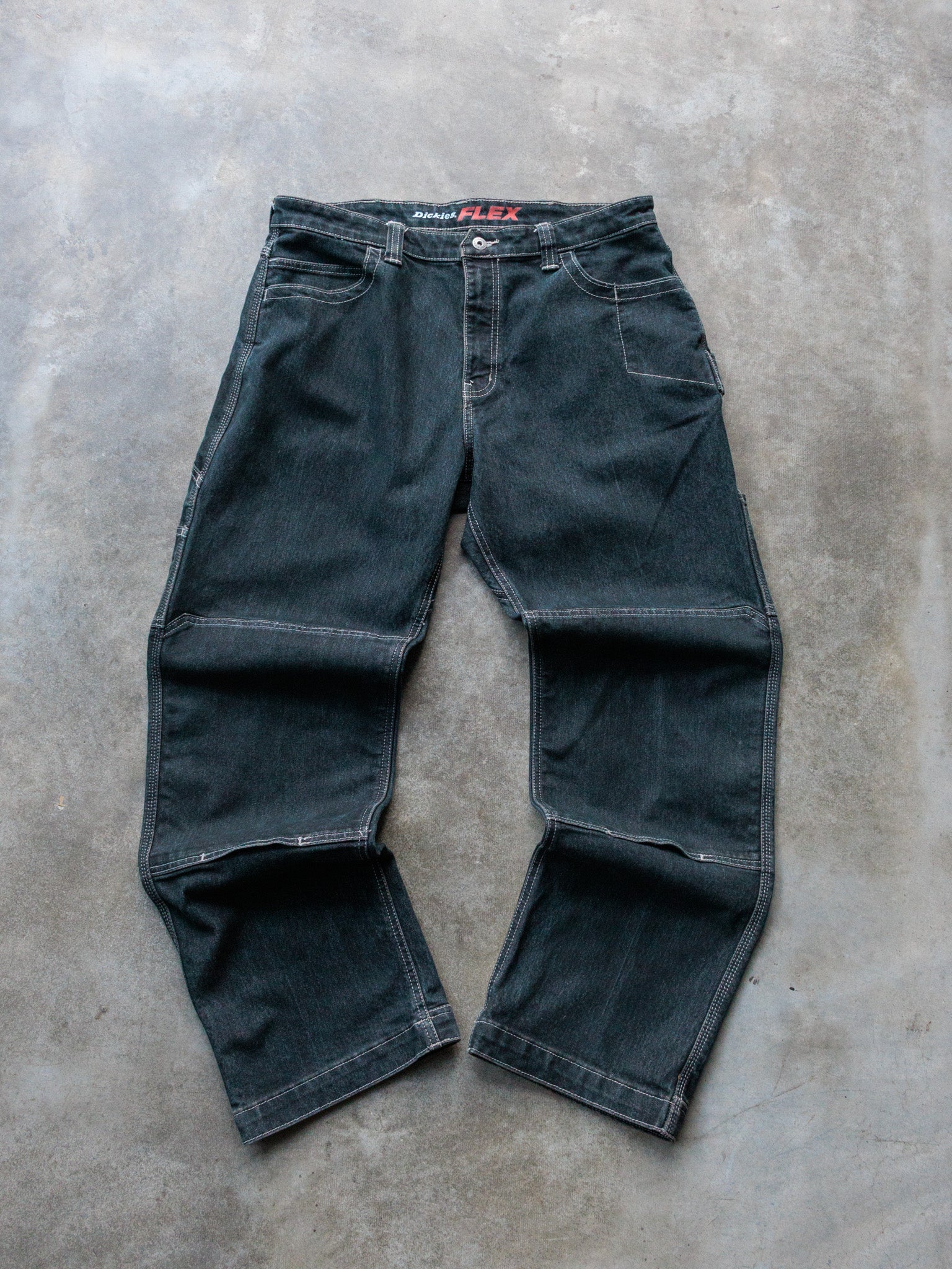 Dark Wash Dickies Carpenter Jeans (W34)