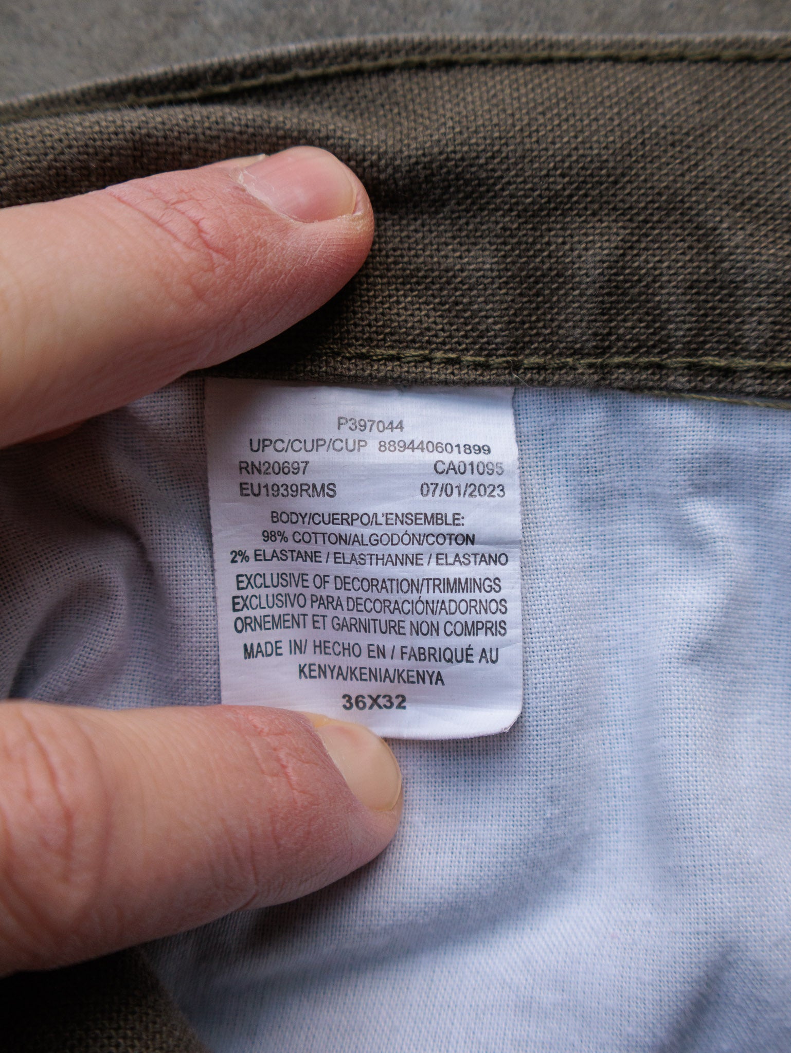 Brown Dickies Carpenter Pants (W36)