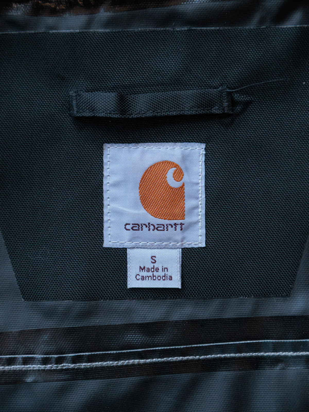 Vintage Black Carhartt Windbreaker (S)