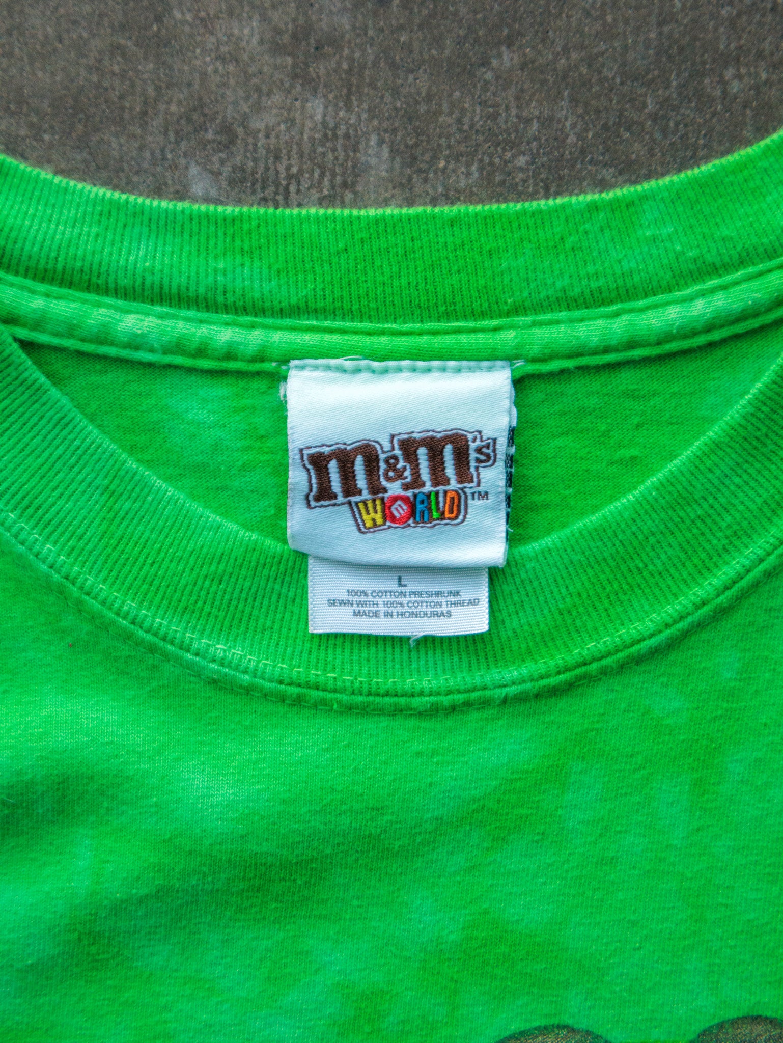 Vintage 00s Green M&M's Graphic Tee (L)