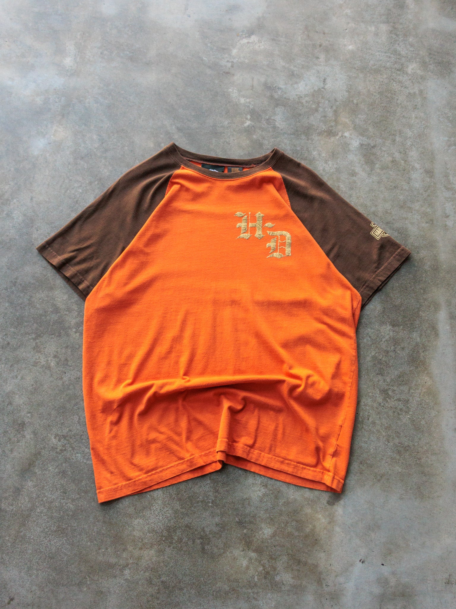 Vintage 00s Harley-Davidson Raglan Tee (XL)