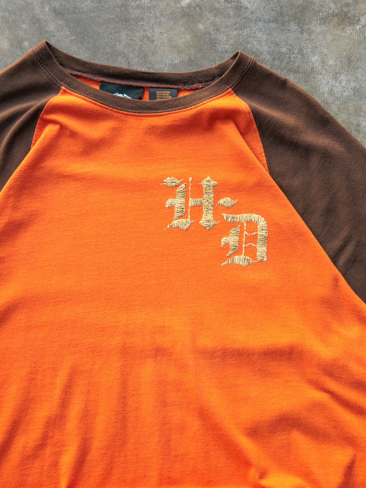 Vintage 00s Harley-Davidson Raglan Tee (XL)