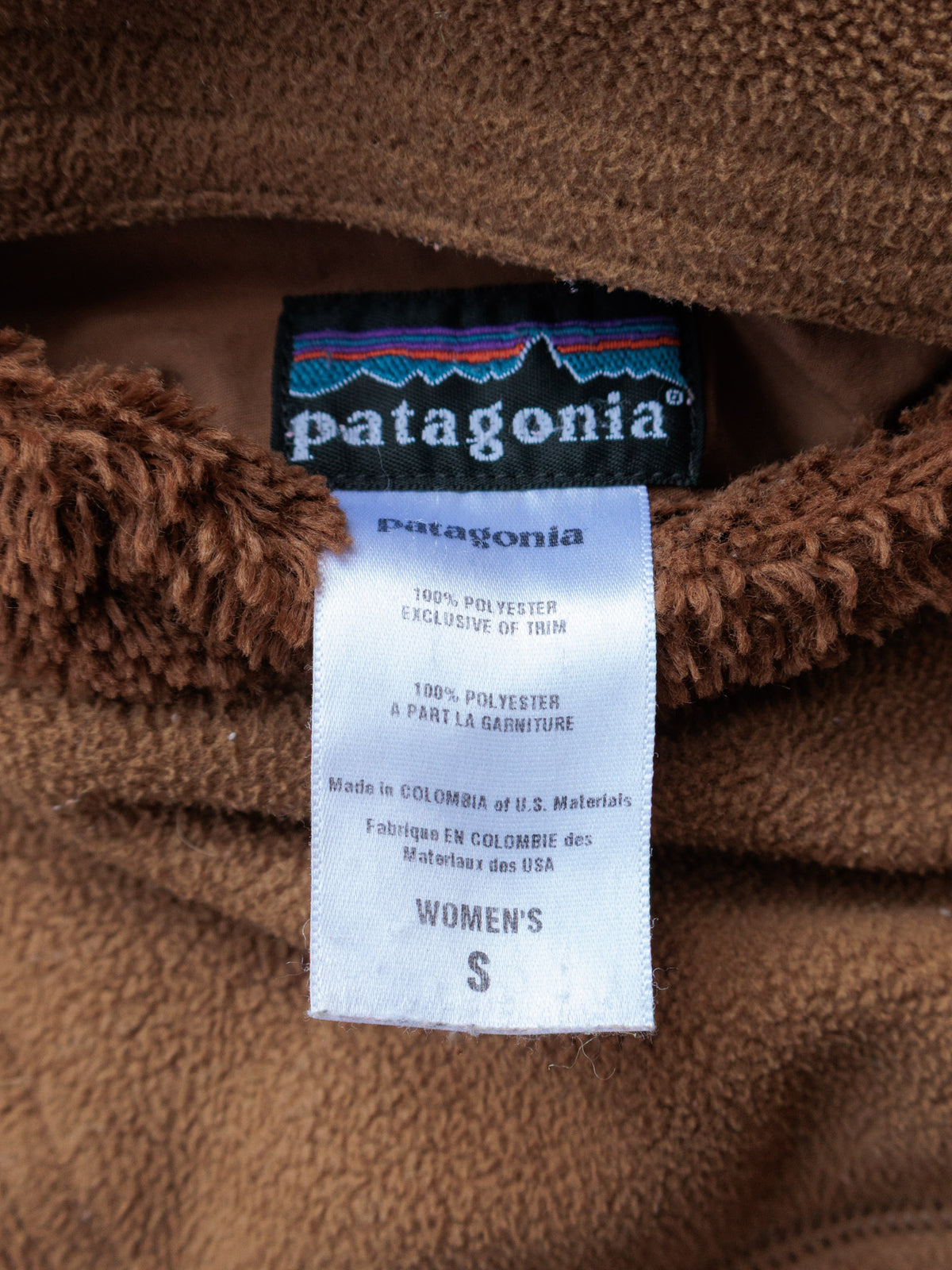 Vintage Brown Patagonia Fleece Jacket (Women's S)