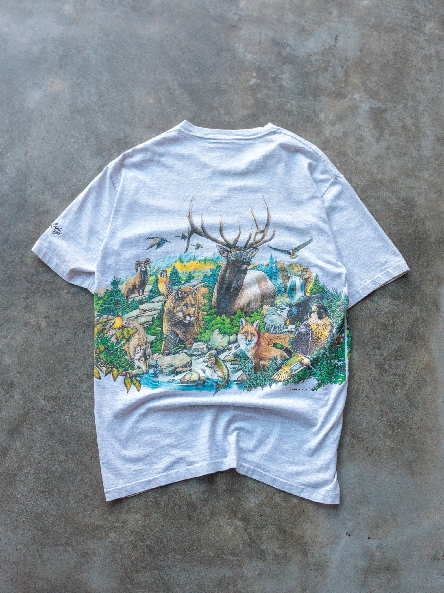 Vintage 90s Nature Wildlife Graphic Tee (L)