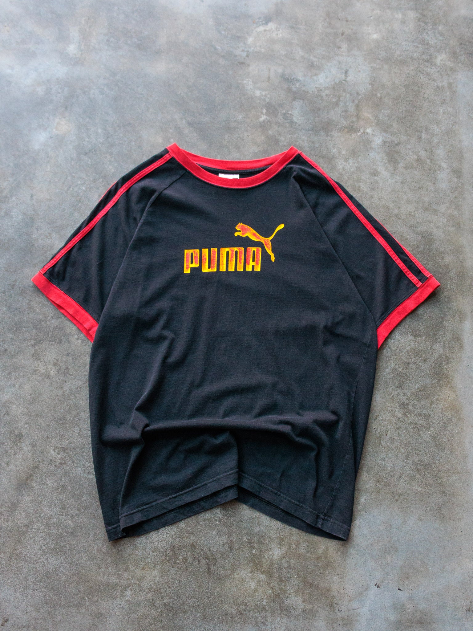 Vintage 00s Puma Ringer Tee (XL)