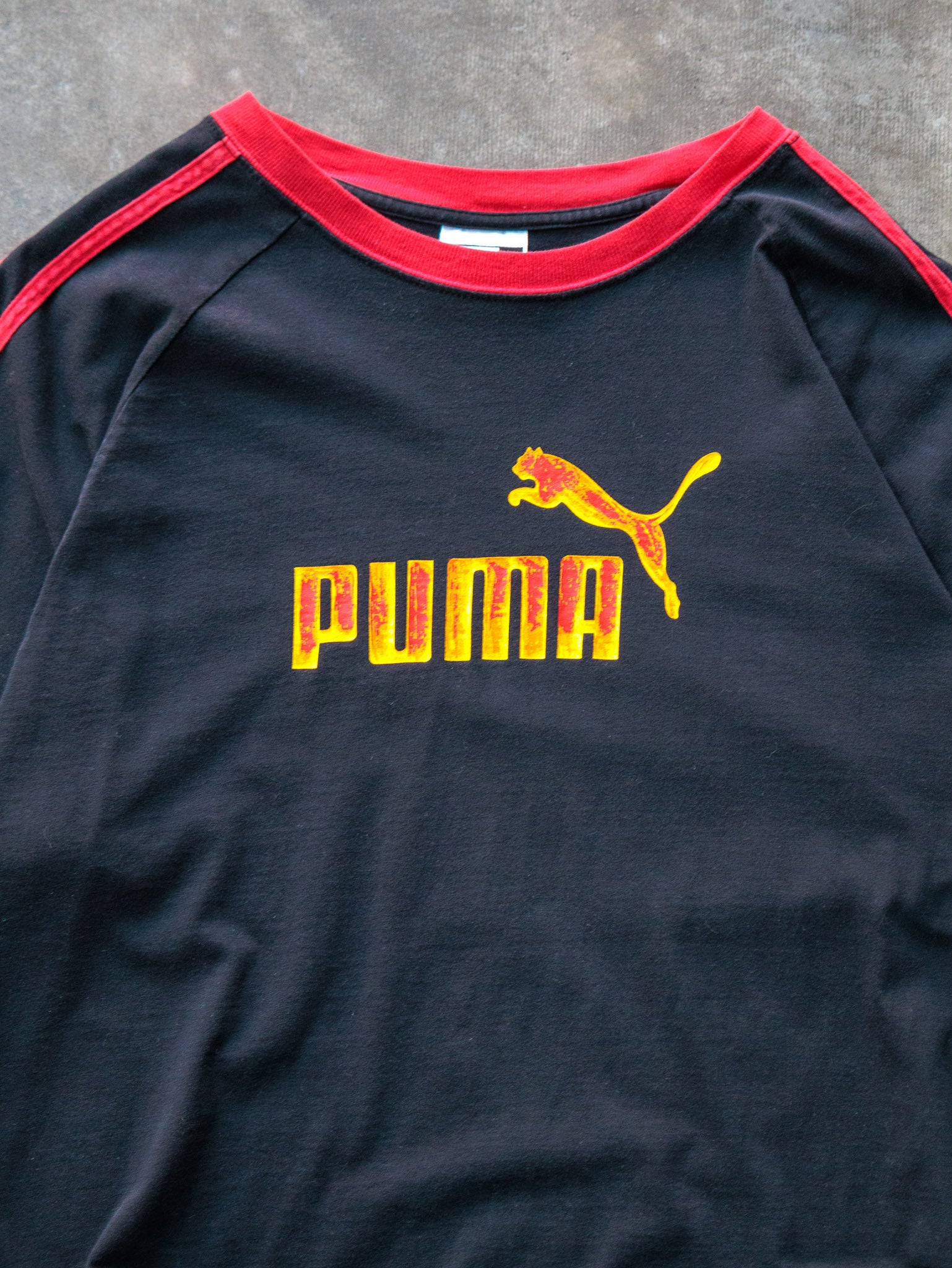 Vintage 00s Puma Ringer Tee (XL)