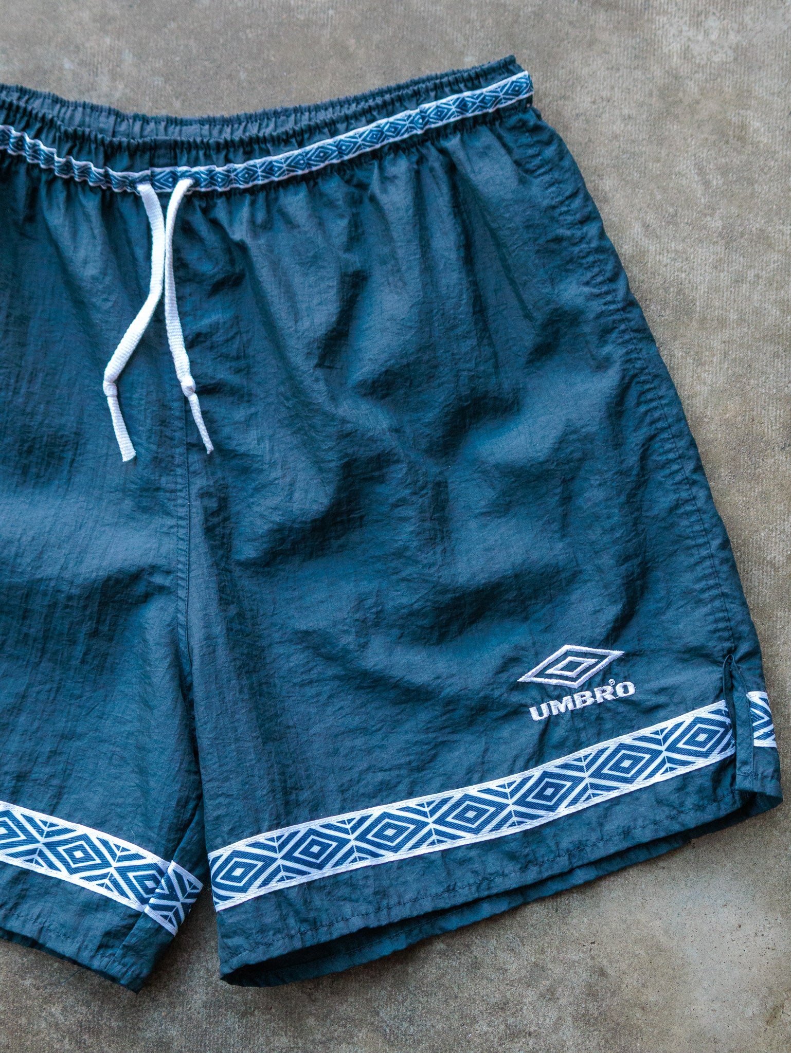 Vintage 90s Teal Umbro Swim Shorts (S)