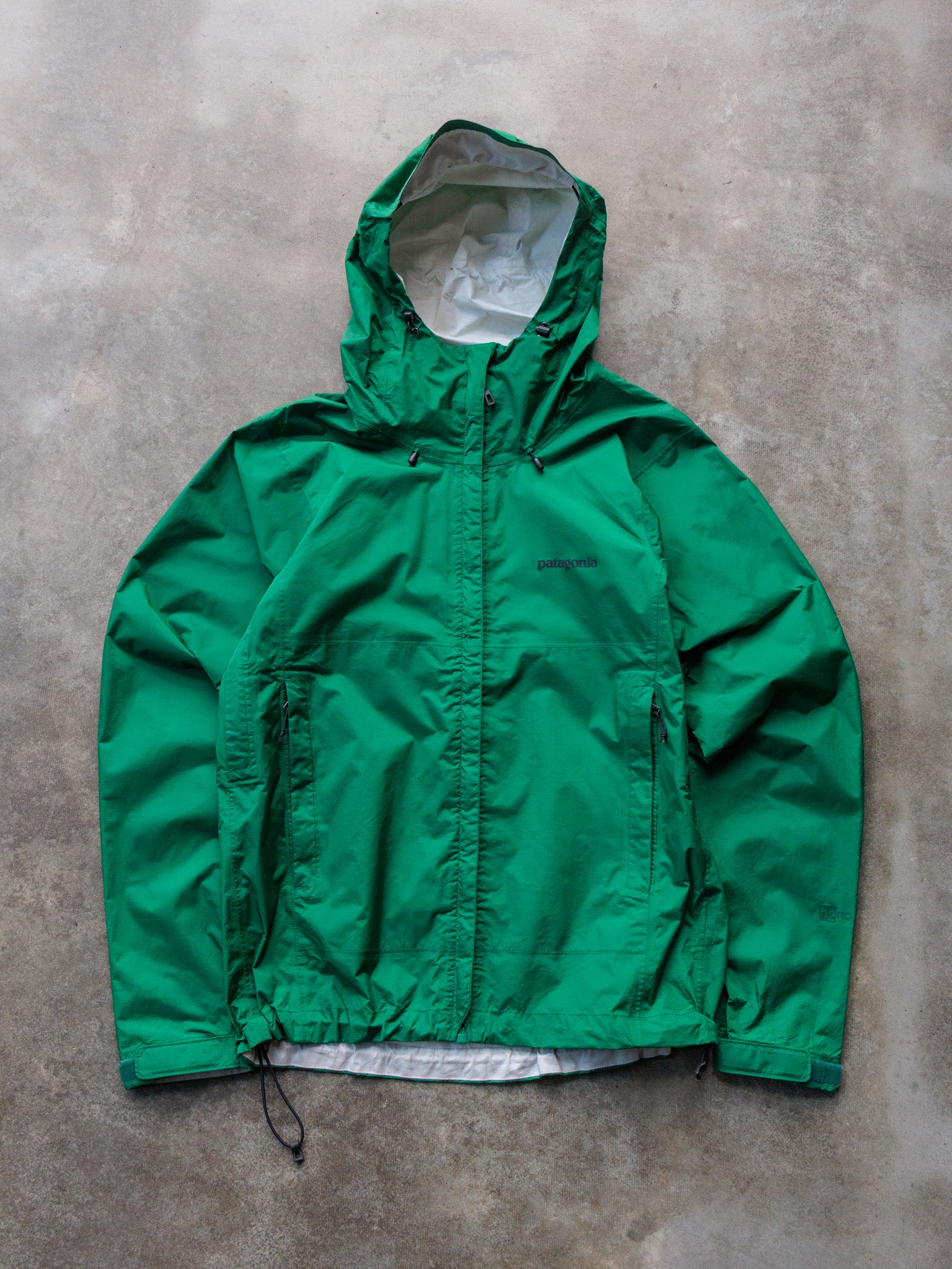 Vintage Green Patagonia Torrentshell H2No Jacket (S)