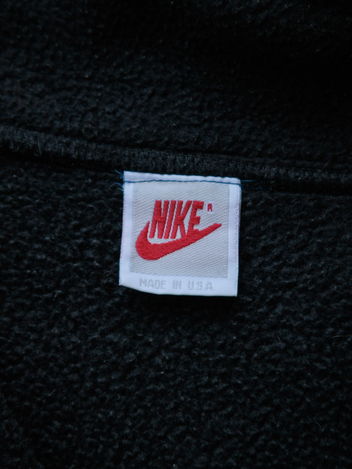 Vintage 90s Black Nike Fleece Quarter Zip (XL)