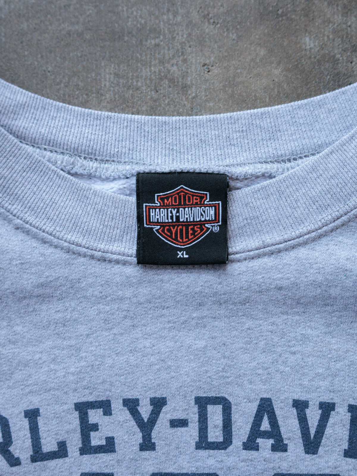 Vintage 2002 Grey Harley-Davidson Ashland Kentucky 100 Years Sweatshirt (XL)