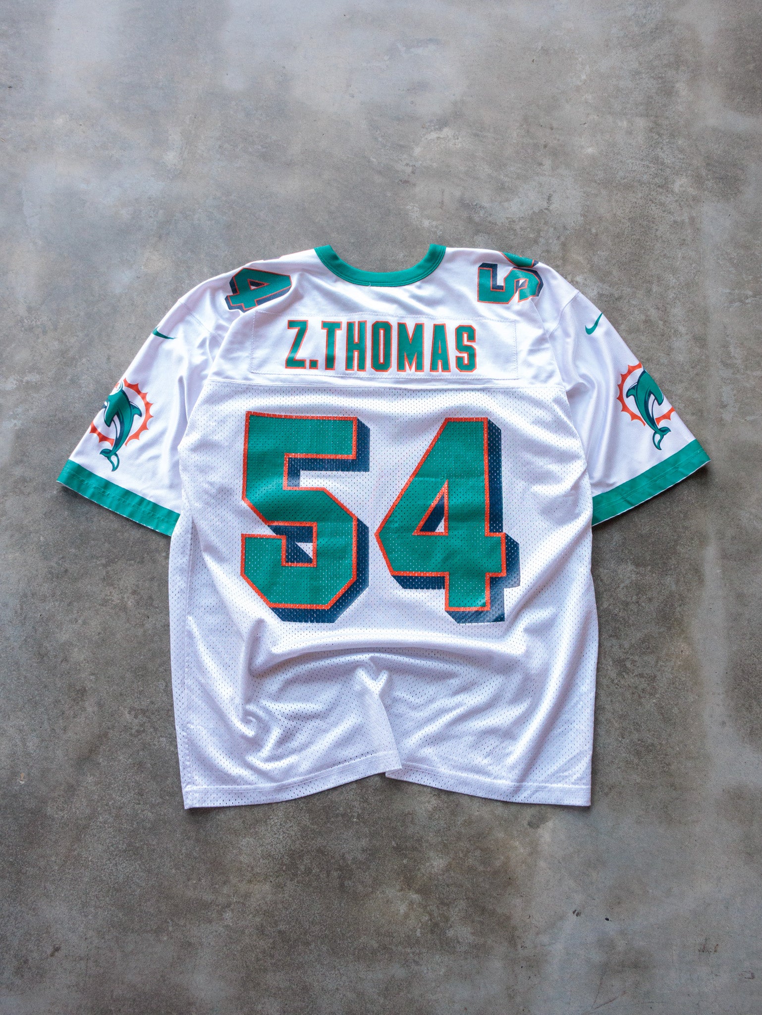 Vintage 00s Nike Miami Dolphins Zach Thomas NFL Jersey (XL)