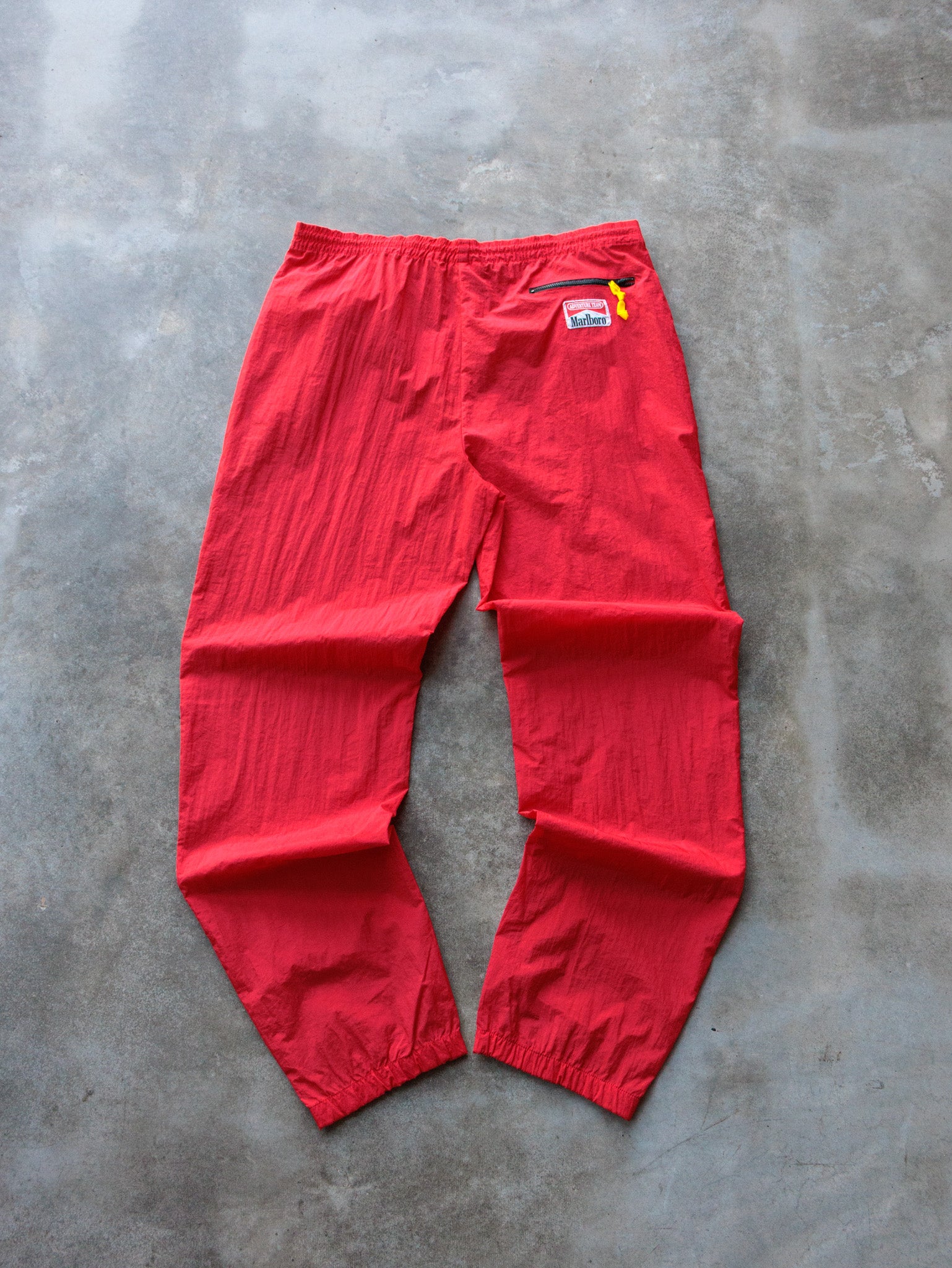 Vintage 90s Red Marlboro Adventure Team Pants (XL)