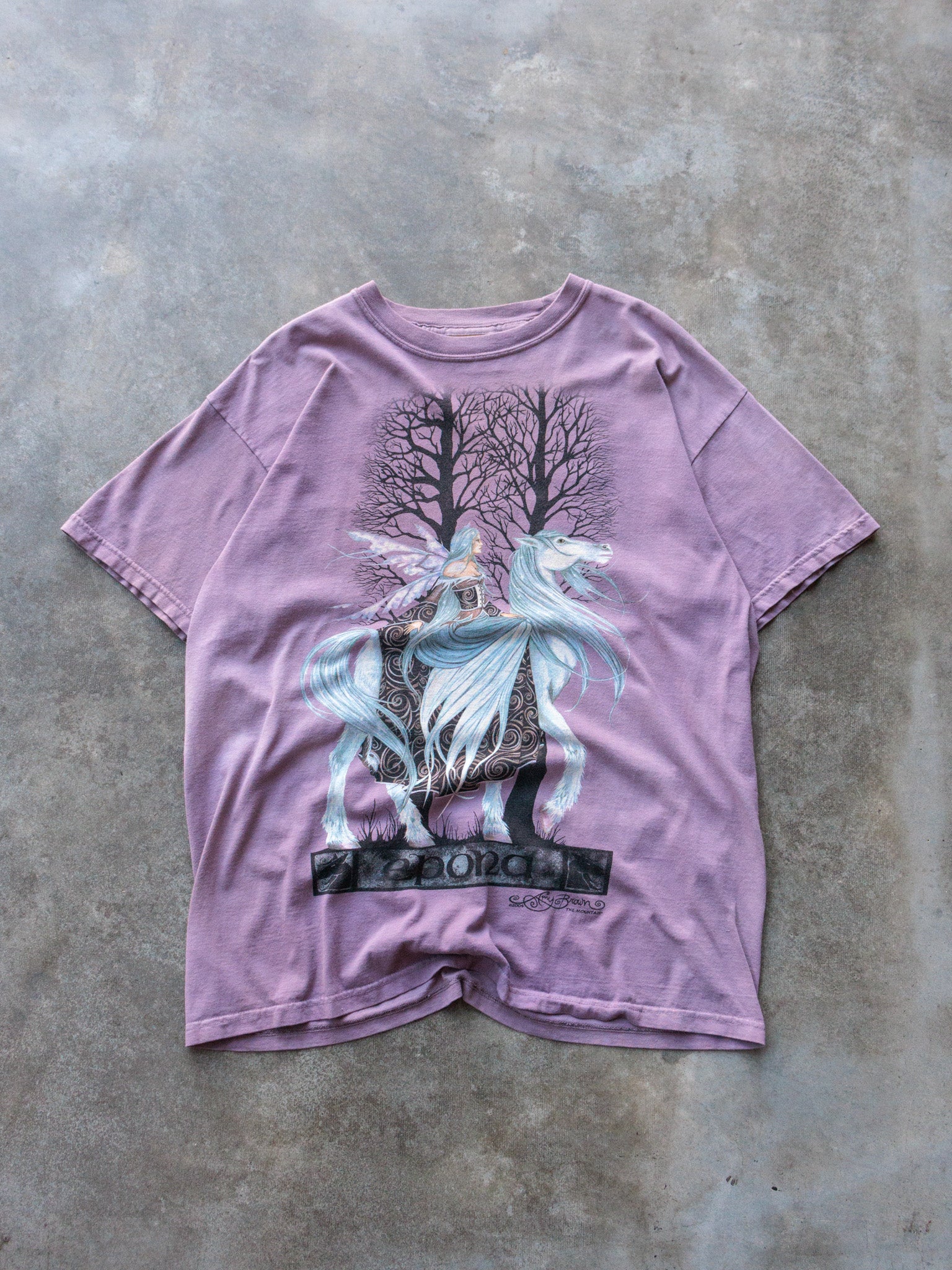 Vintage 90s Purple Epona Fairy Tee (L)