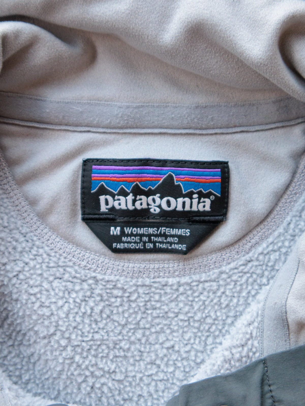 Vintage Grey Patagonia Fleece Sweatshirt (Women's M)
