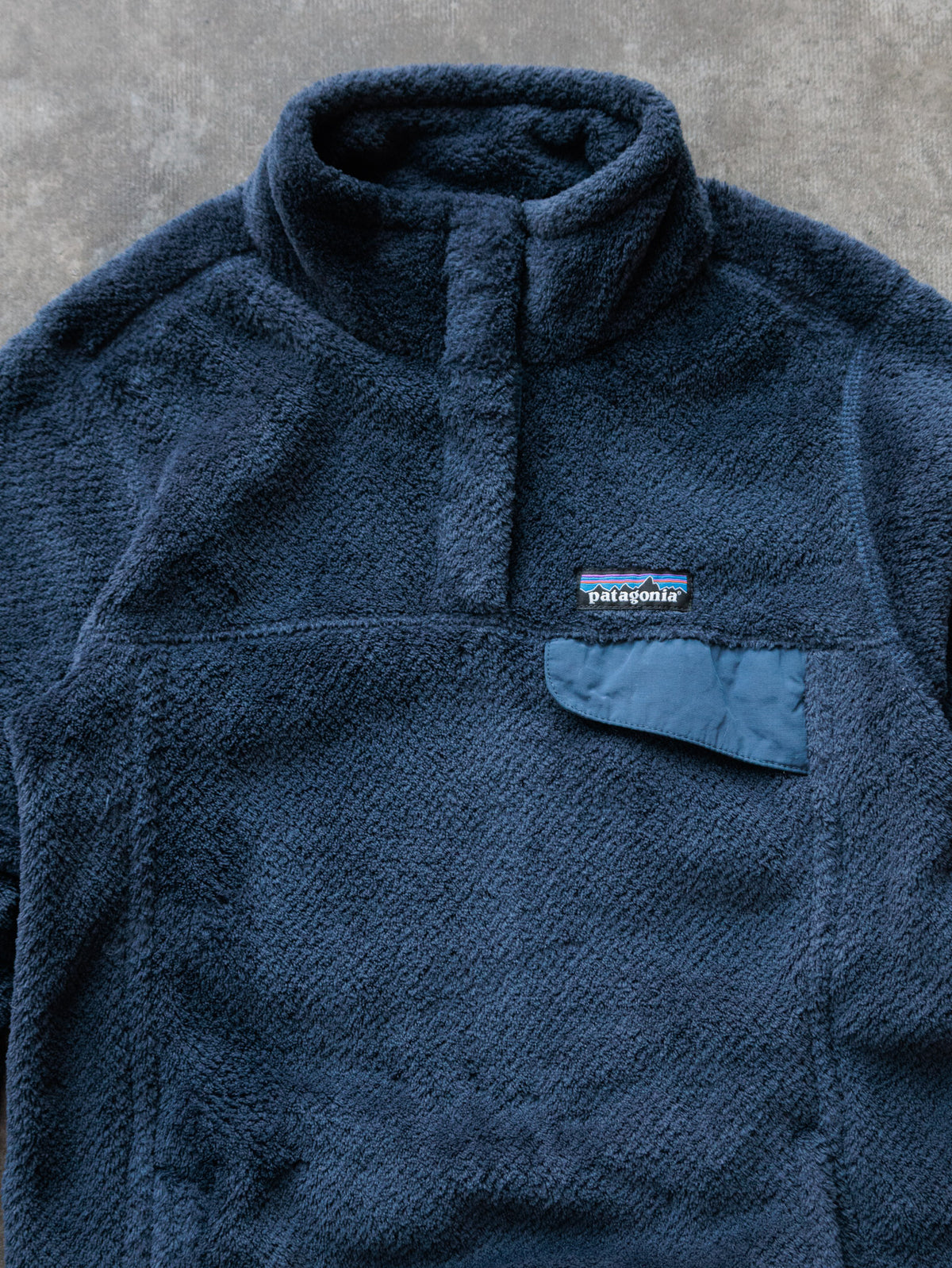 Navy Patagonia Fleece Sweatshirt (XS)