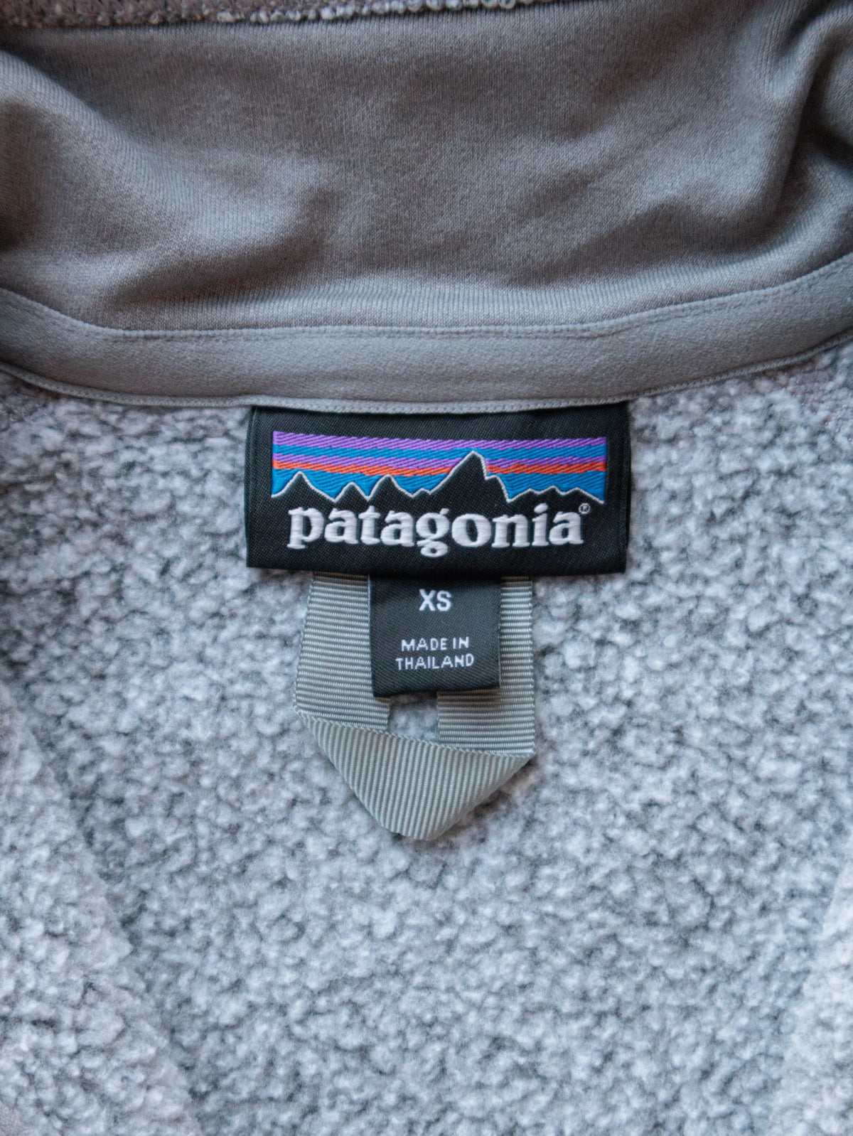 Grey Patagonia Knit Quarter Zip (XS)