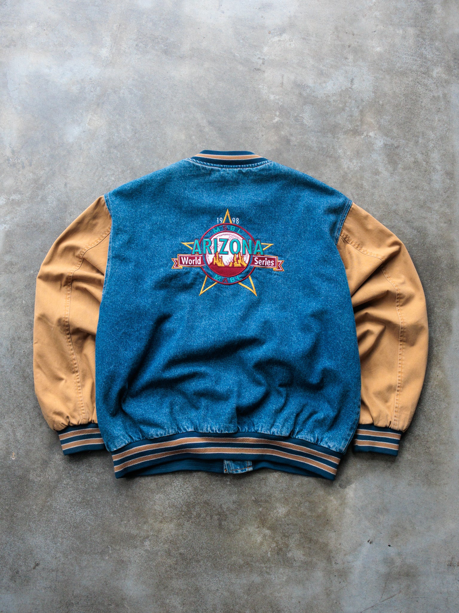 Vintage 1998 Arizona World Series Varsity Jacket (L)