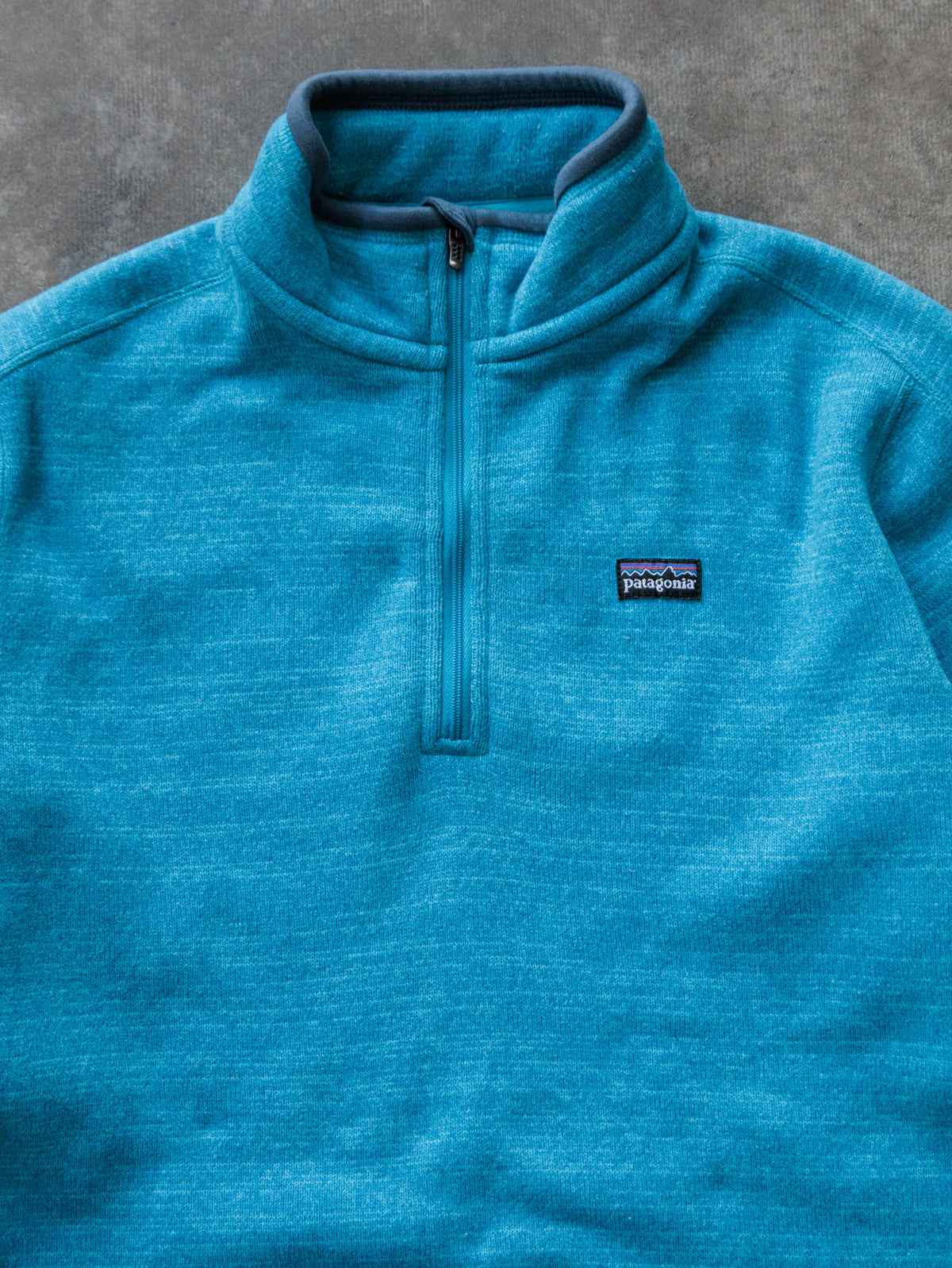 Vintage Blue Patagonia Better Sweater Fleece Quarter Zip (Women's L)