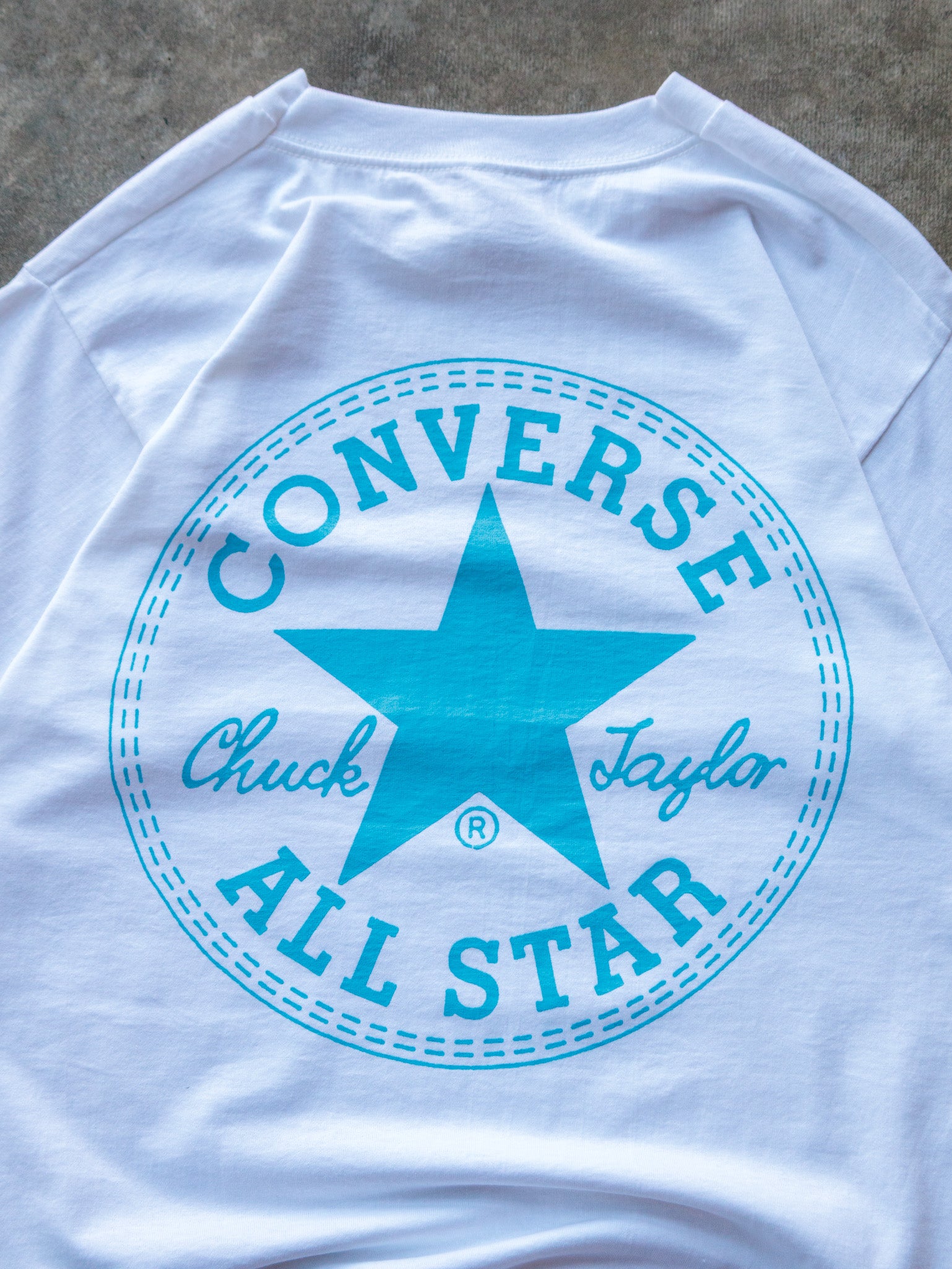 Vintage 90s White Converse Tee (M)