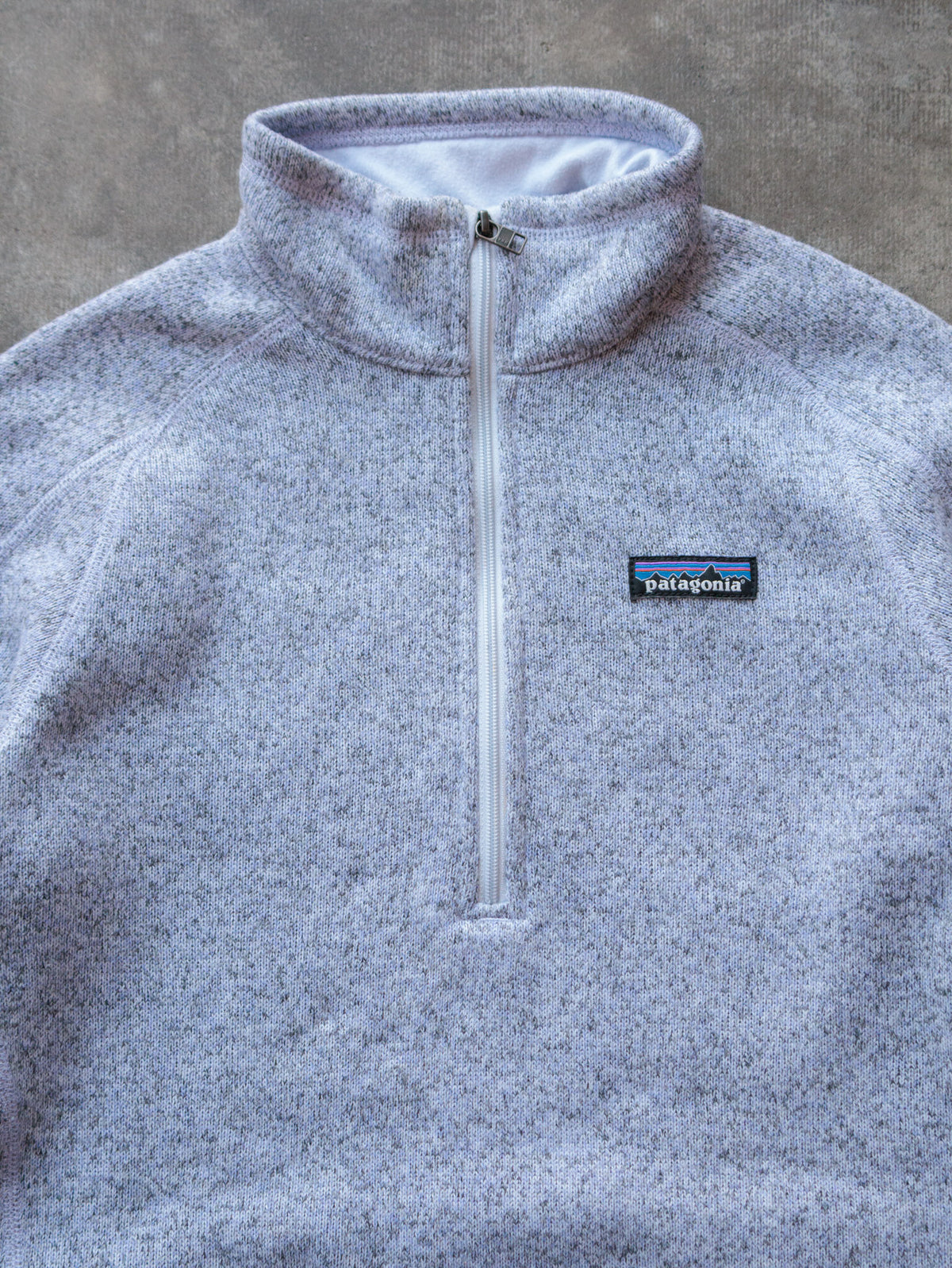 Vintage Grey Patagonia Fleece Quarter Zip (S)