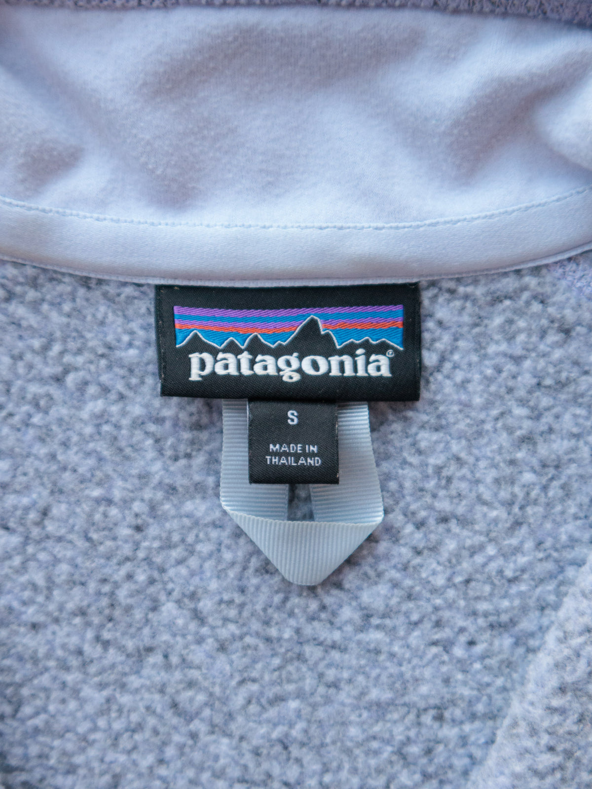 Vintage Grey Patagonia Fleece Quarter Zip (S)
