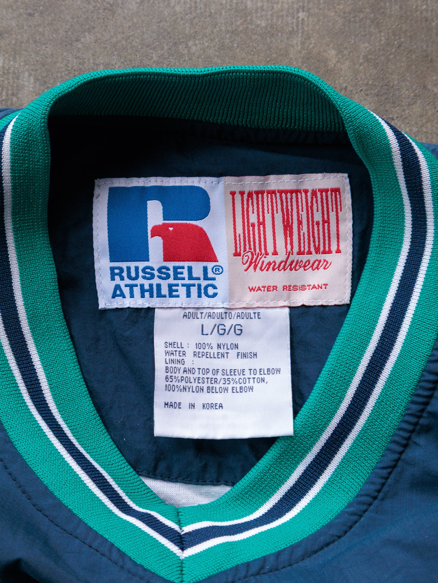 Vintage 90s Russell Athletic Seattle Mariners Windbreaker Jacket (L)