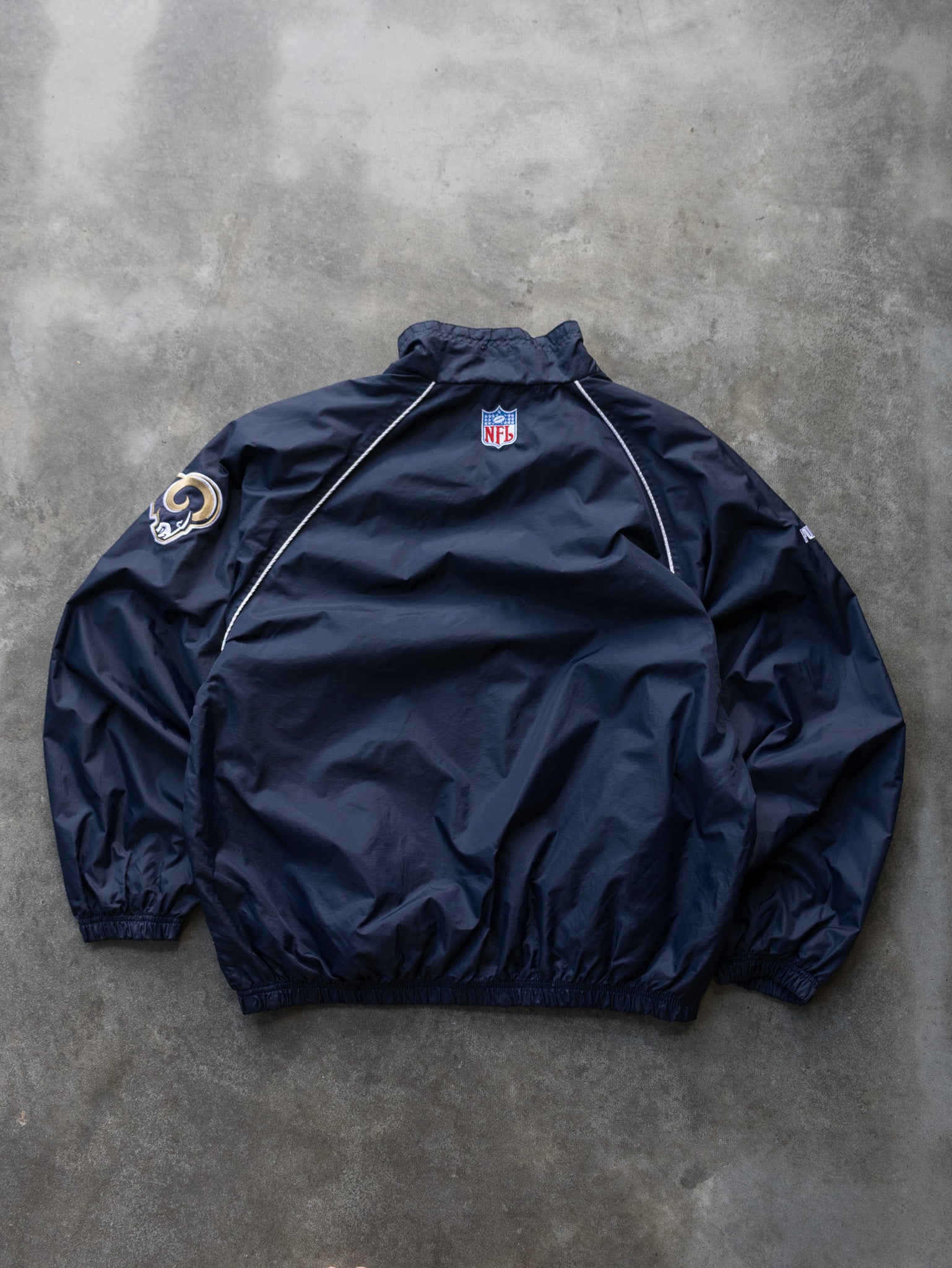Vintage 00s Navy Puma St. Louis Rams Shell Jacket (L)