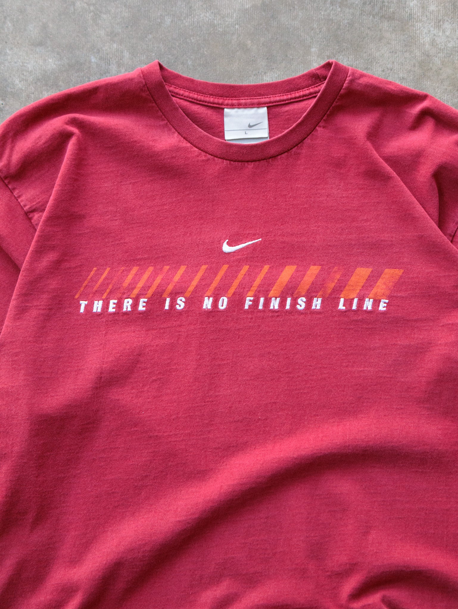 Vintage 00s Red Nike Long Sleeve (L)
