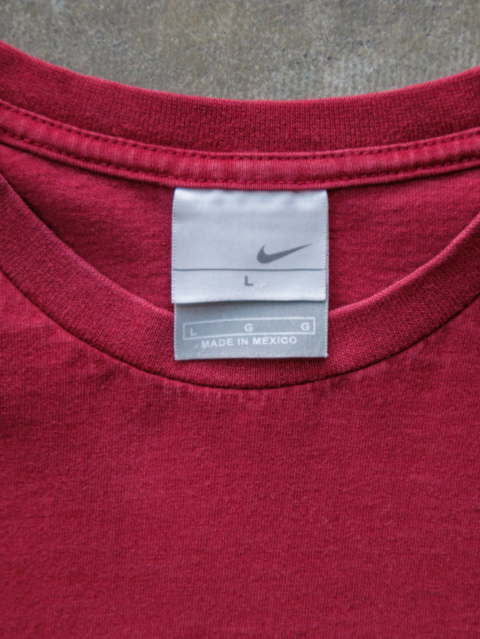 Vintage 00s Red Nike Long Sleeve (L)