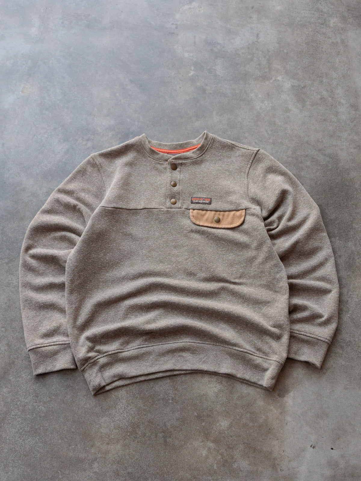 Grey Patagonia Fleece Sweatshirt (S)