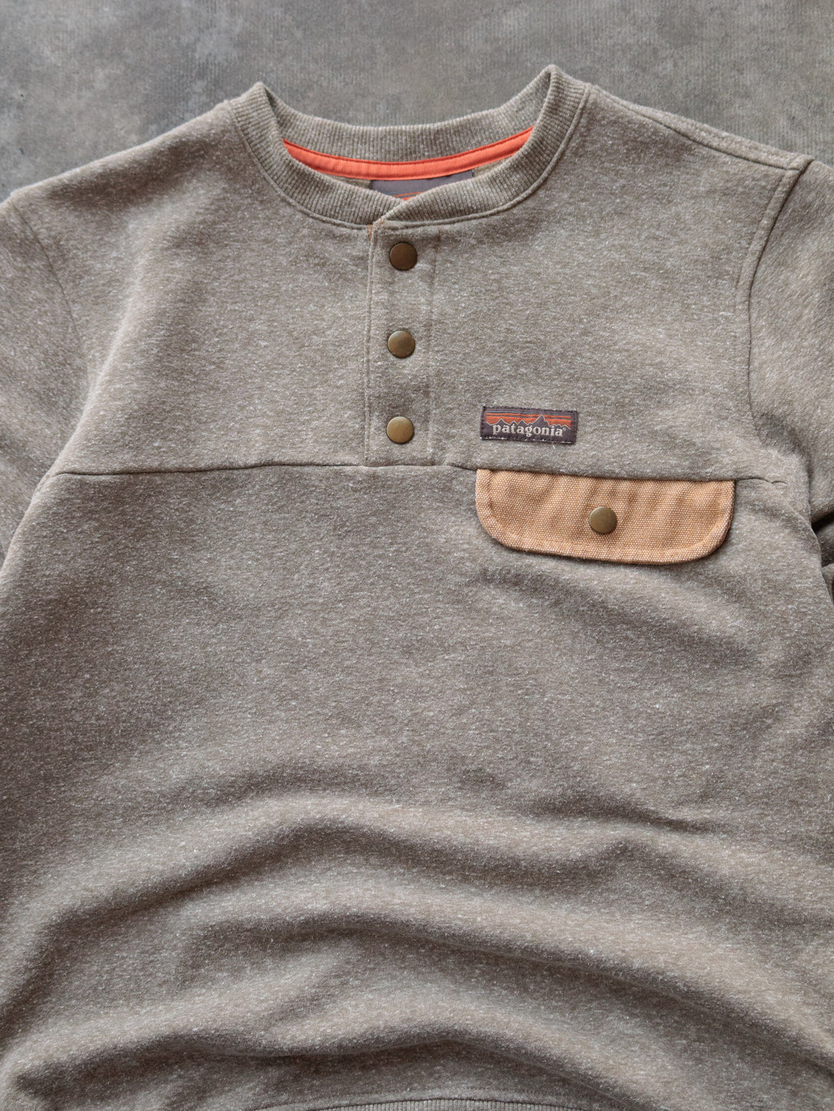 Grey Patagonia Fleece Sweatshirt (S)