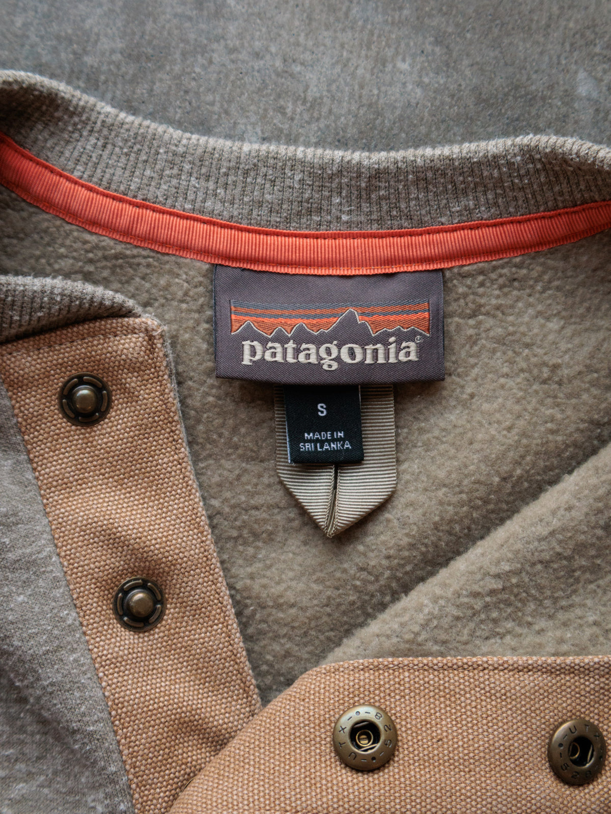 Grey Patagonia Fleece Sweatshirt (S)