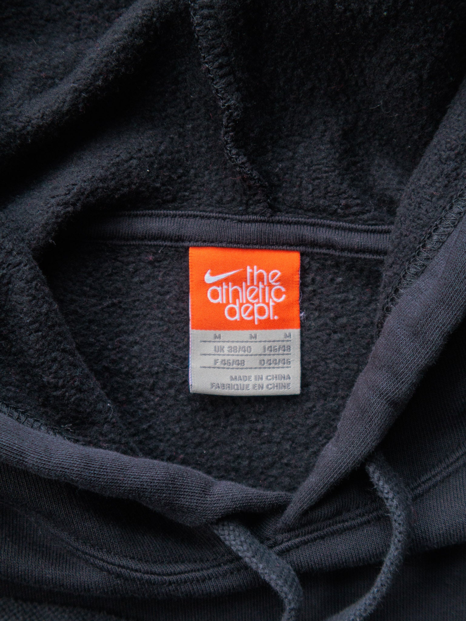 Vintage 00s Black Nike Athletics Hoodie (M)
