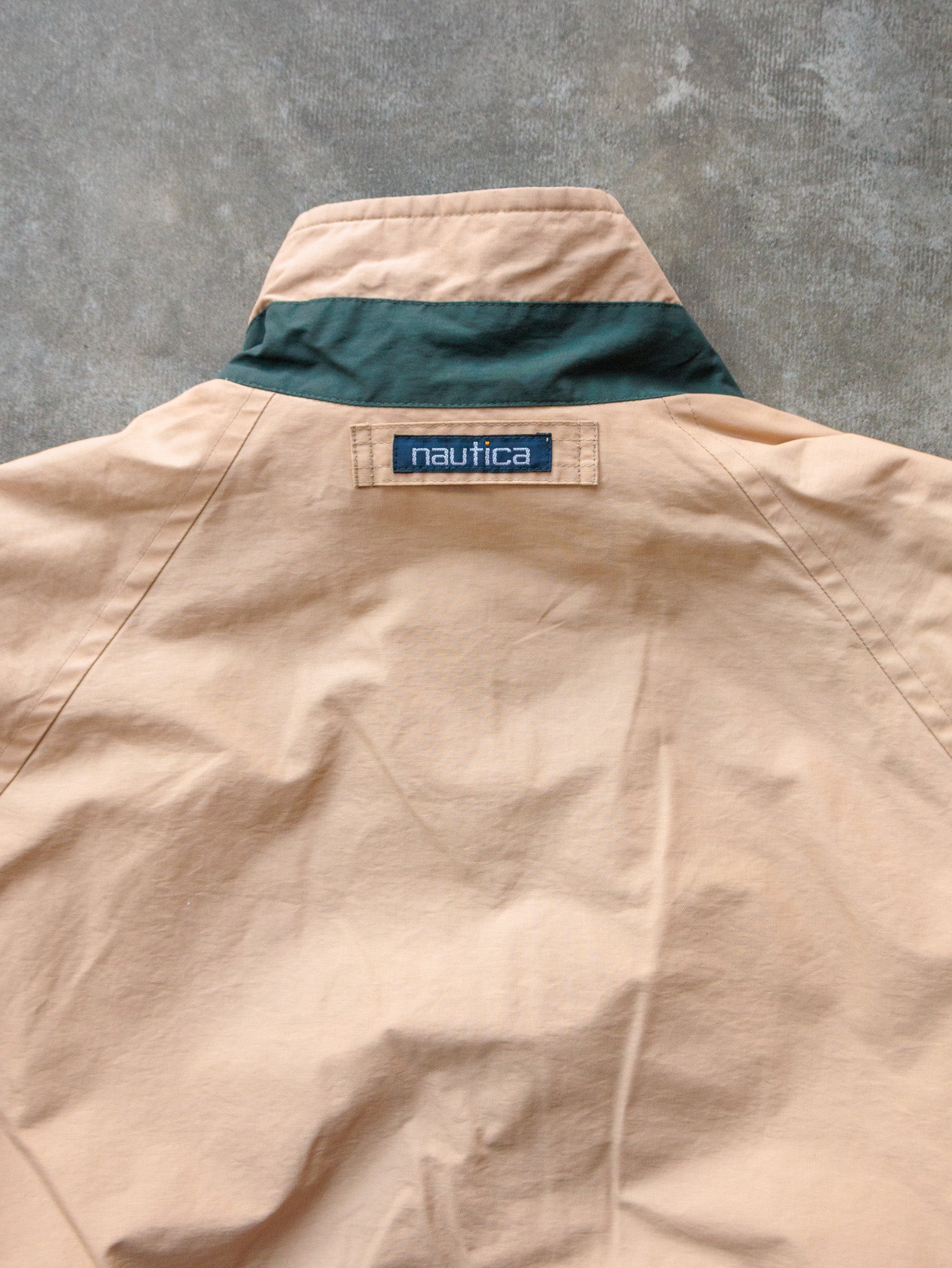 Vintage 90s Navy & Beige Reversible Nautica Jacket (2XL)